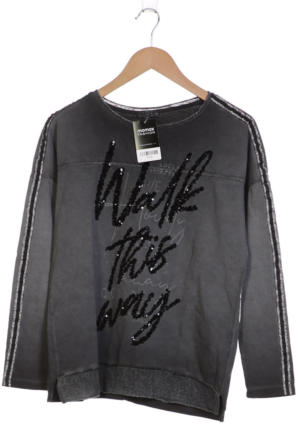 

Soccx Damen Sweatshirt, grau, Gr. 36