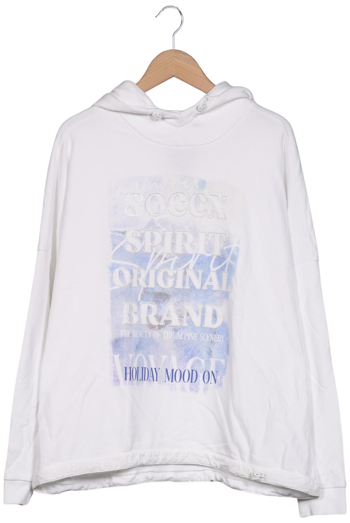 

Soccx Damen Sweatshirt, weiß, Gr. 42