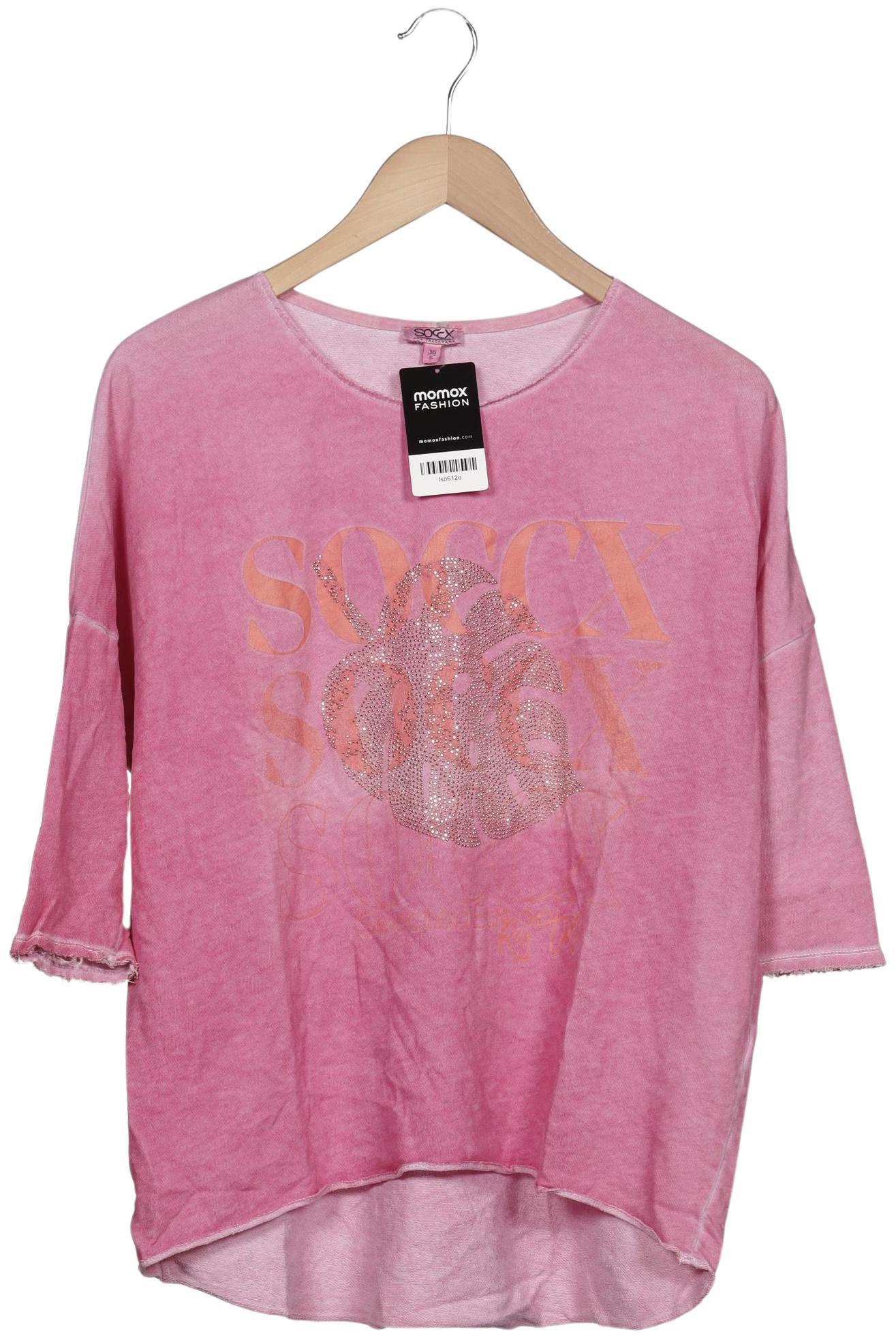 

Soccx Damen Sweatshirt, pink, Gr. 36