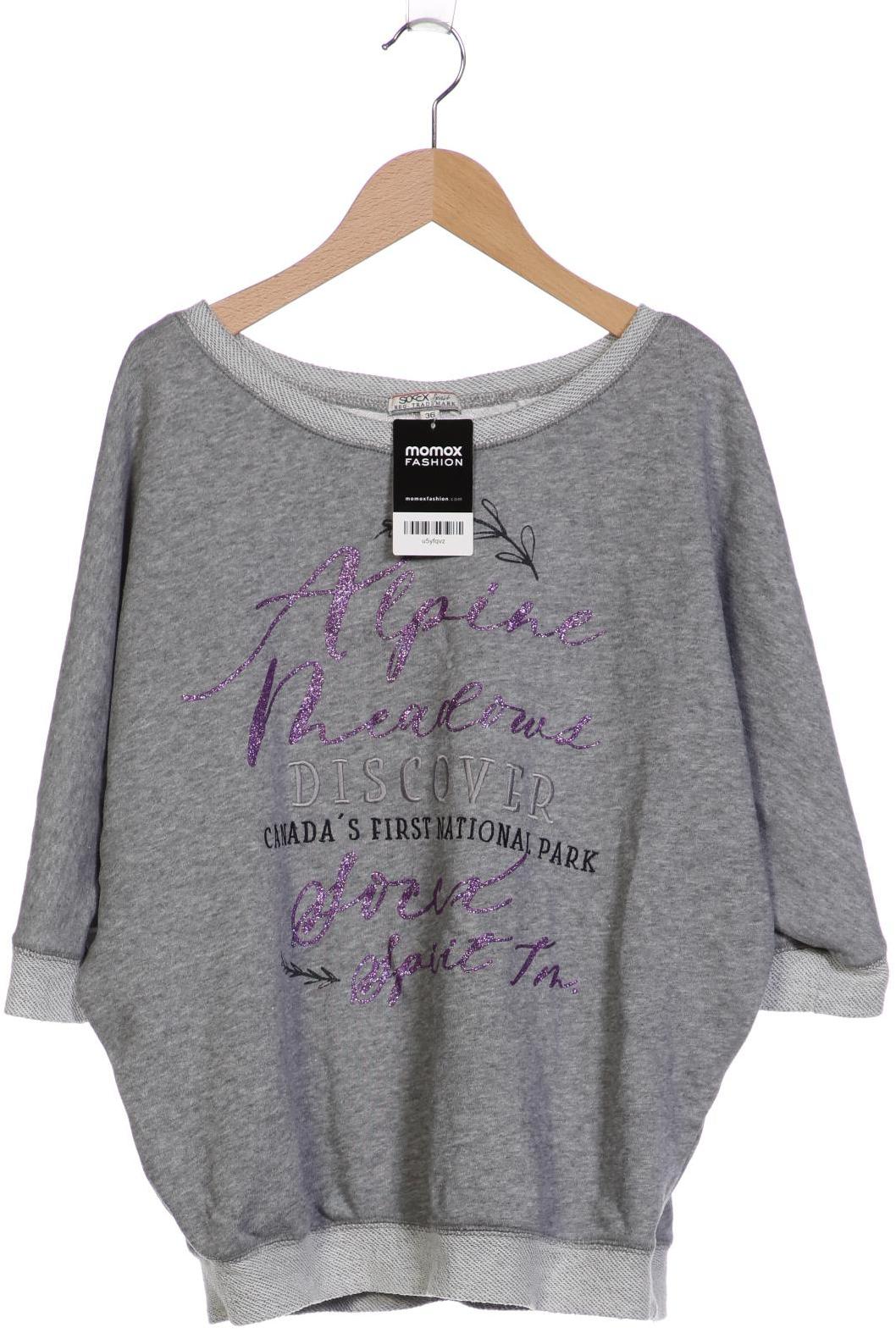 

Soccx Damen Sweatshirt, grau, Gr. 36