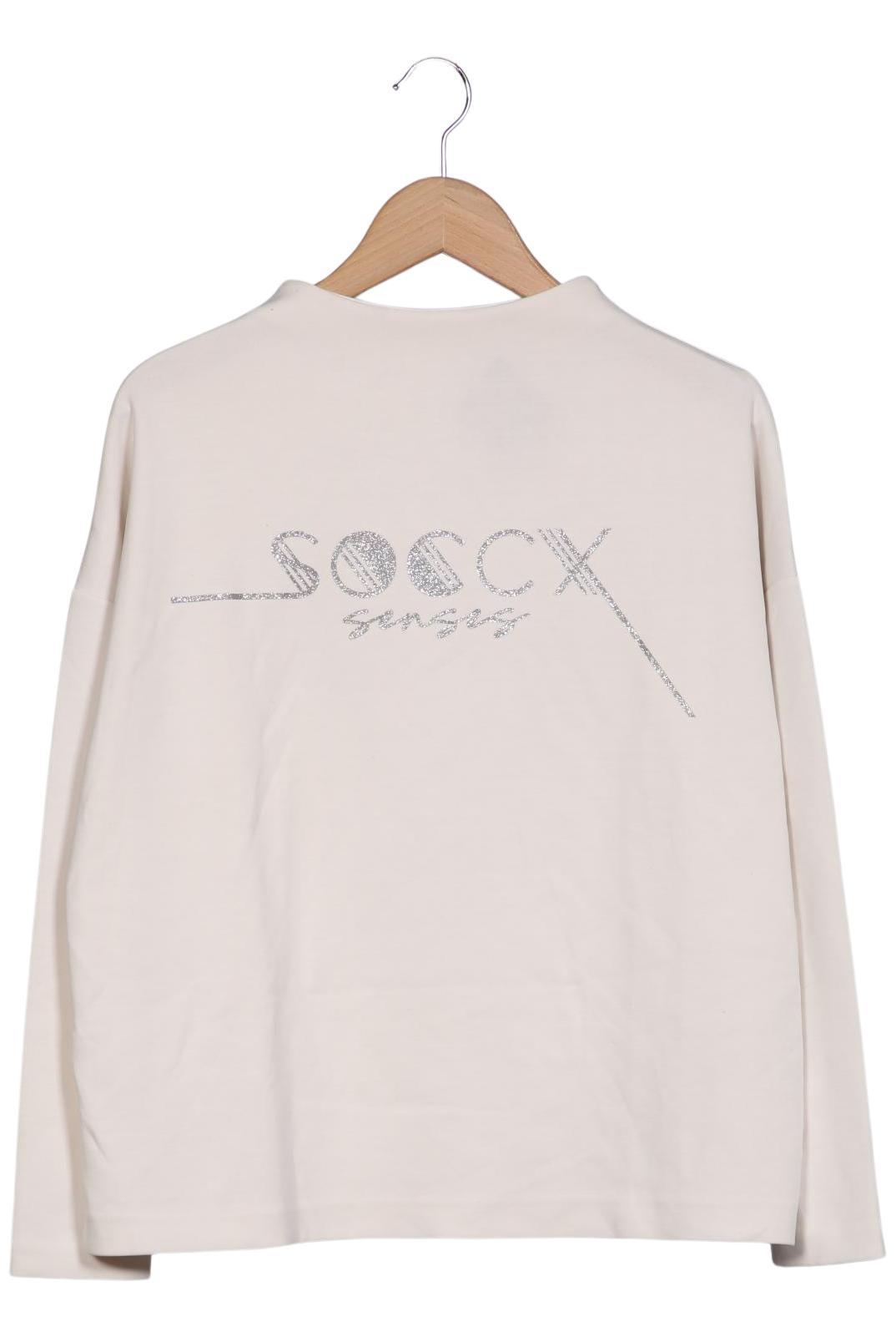 

Soccx Damen Sweatshirt, cremeweiß, Gr. 42