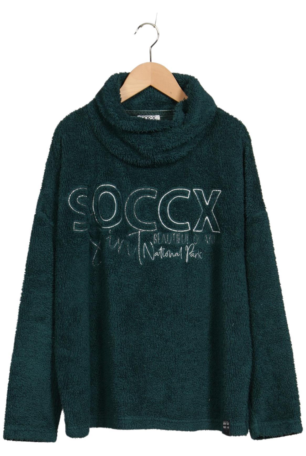 

Soccx Damen Sweatshirt, grün, Gr. 40