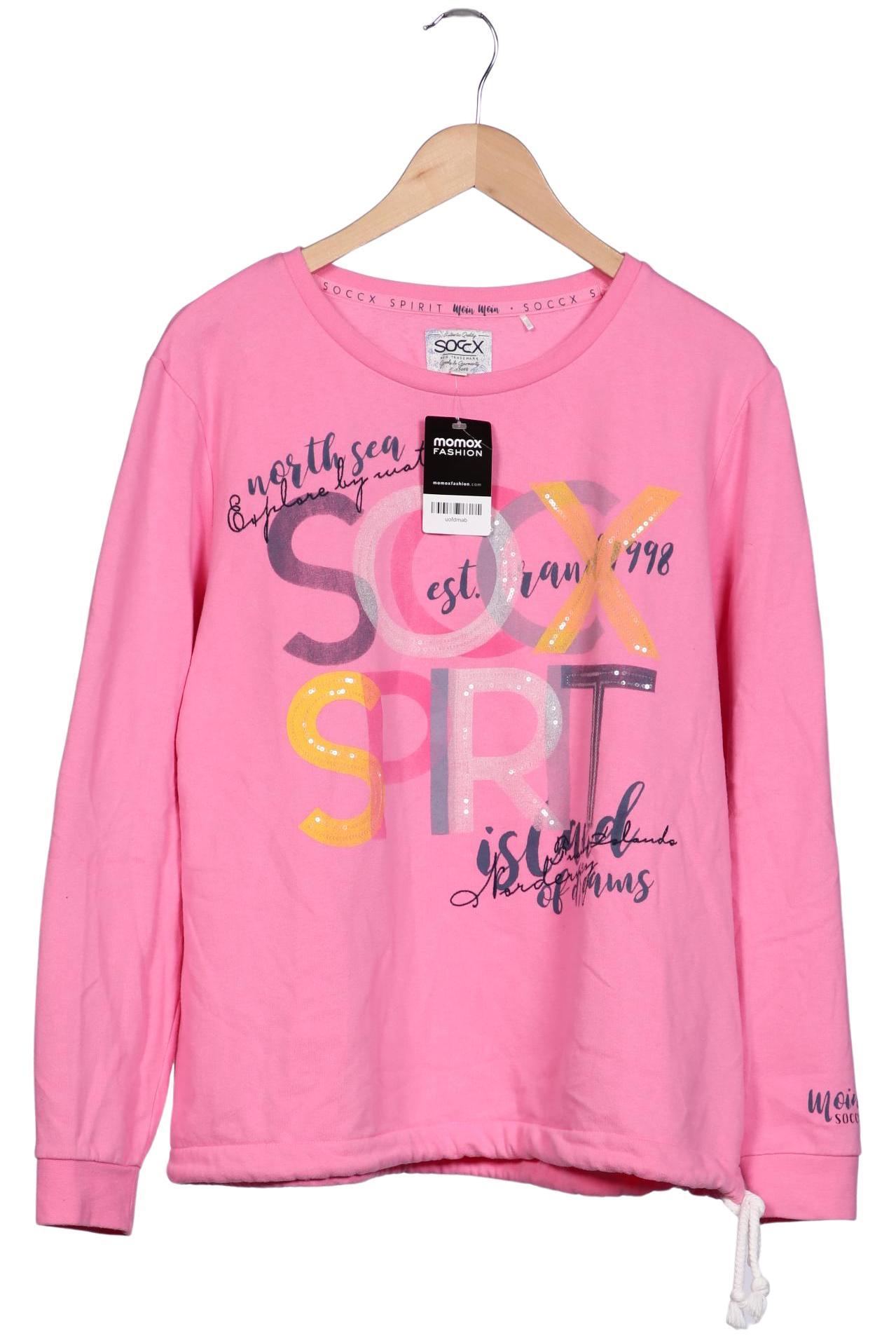 

Soccx Damen Sweatshirt, pink, Gr. 42