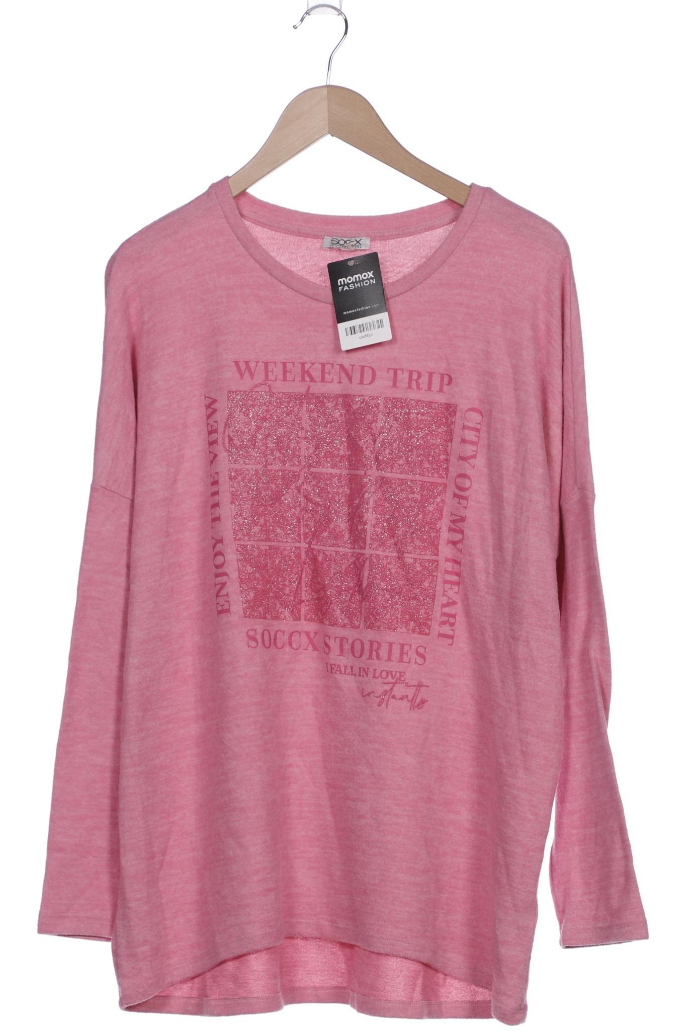 

Soccx Damen Sweatshirt, pink, Gr. 46