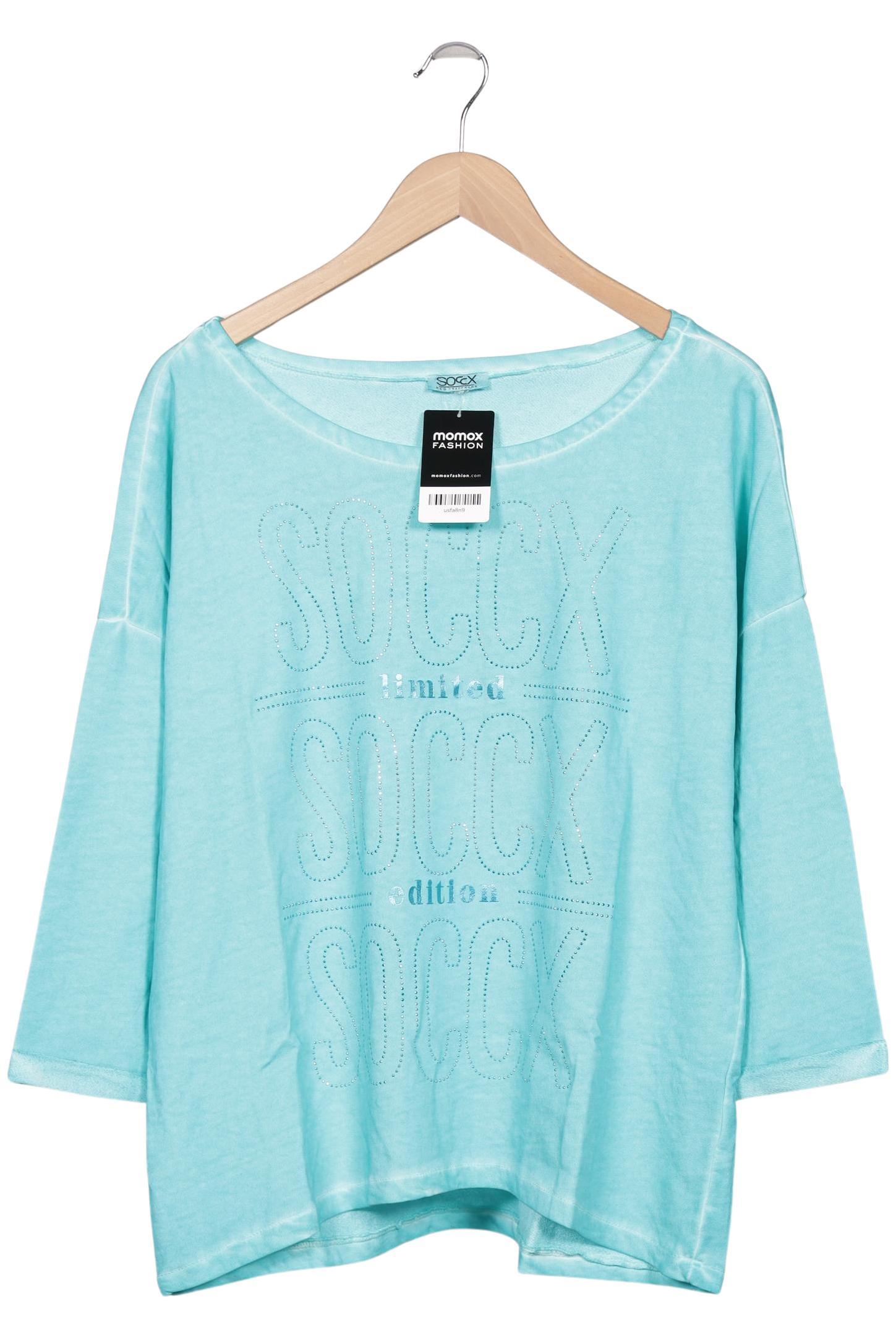 

Soccx Damen Sweatshirt, hellblau, Gr. 42