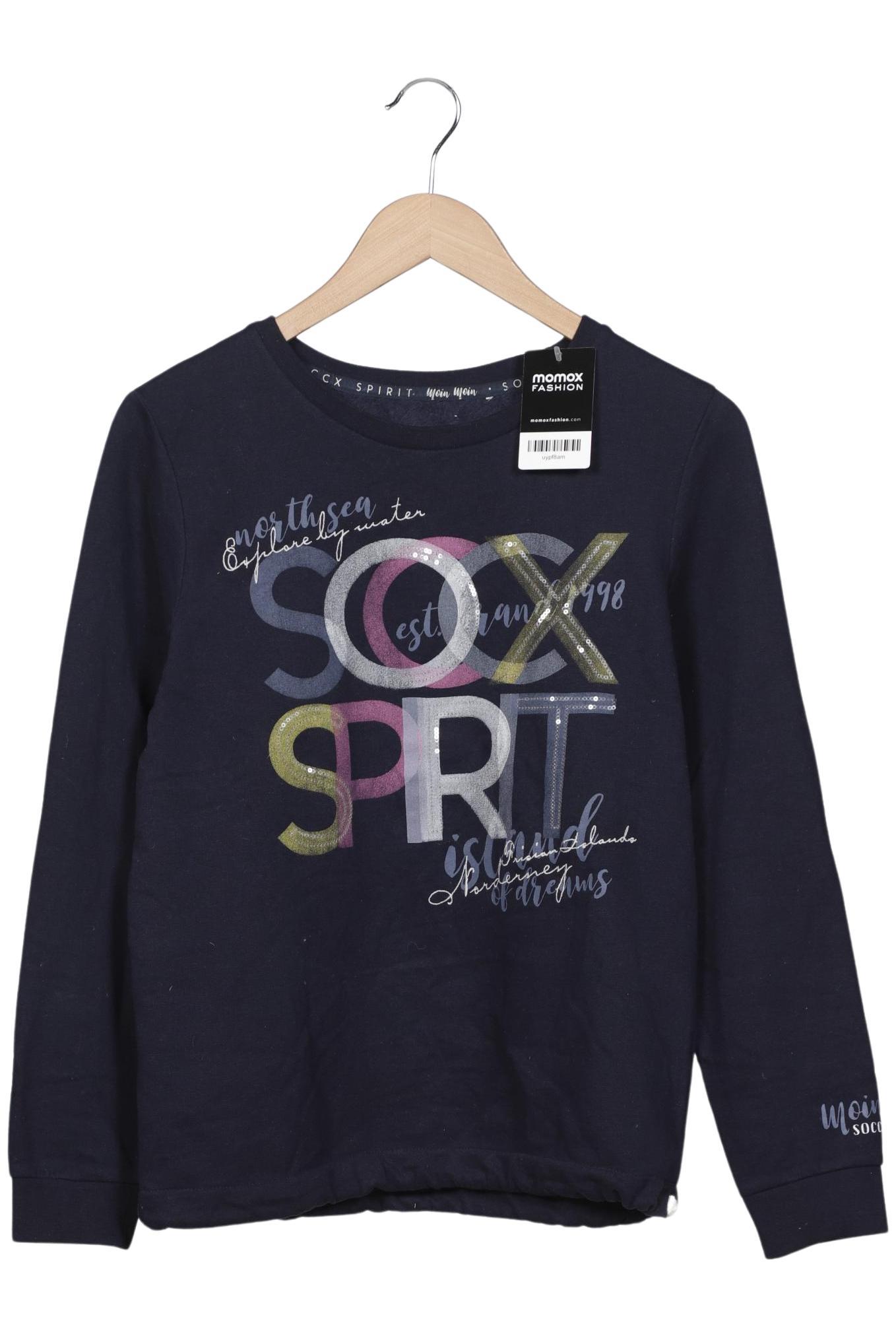 

Soccx Damen Sweatshirt, marineblau, Gr. 38