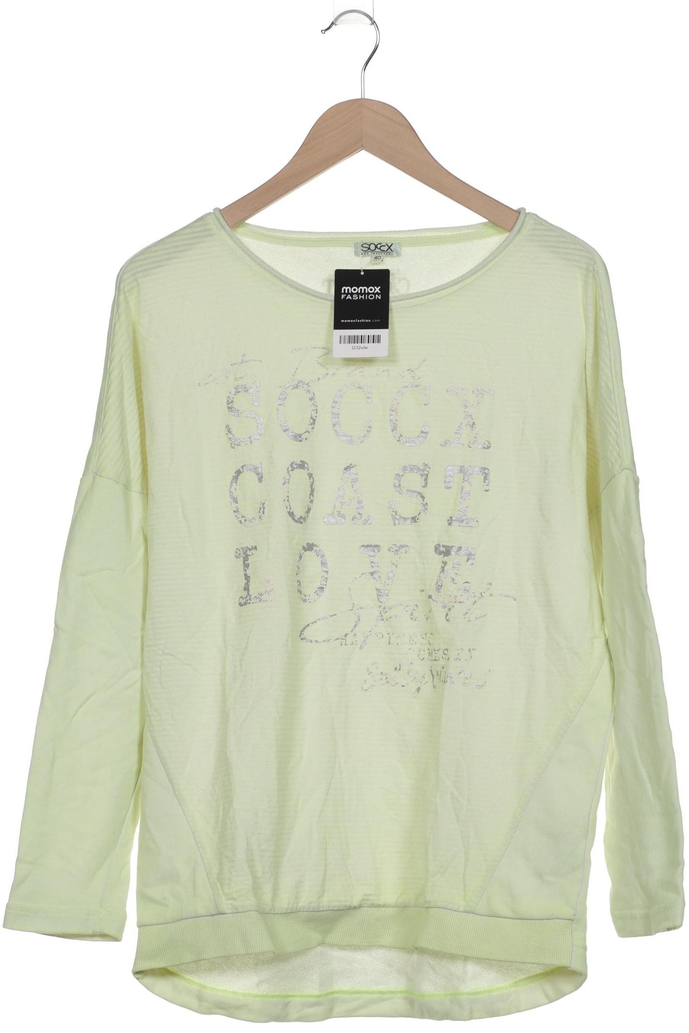 

Soccx Damen Sweatshirt, hellgrün, Gr. 40