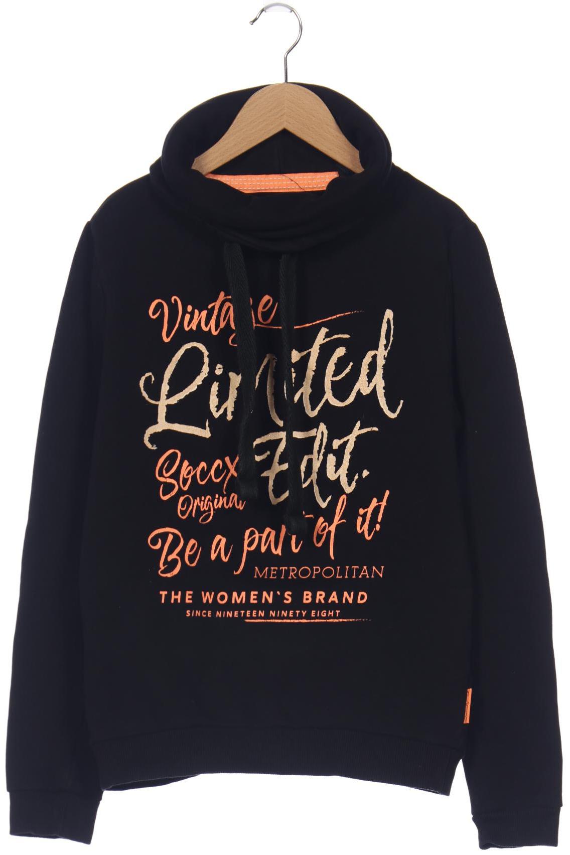

SOCCX Damen Sweatshirt, schwarz
