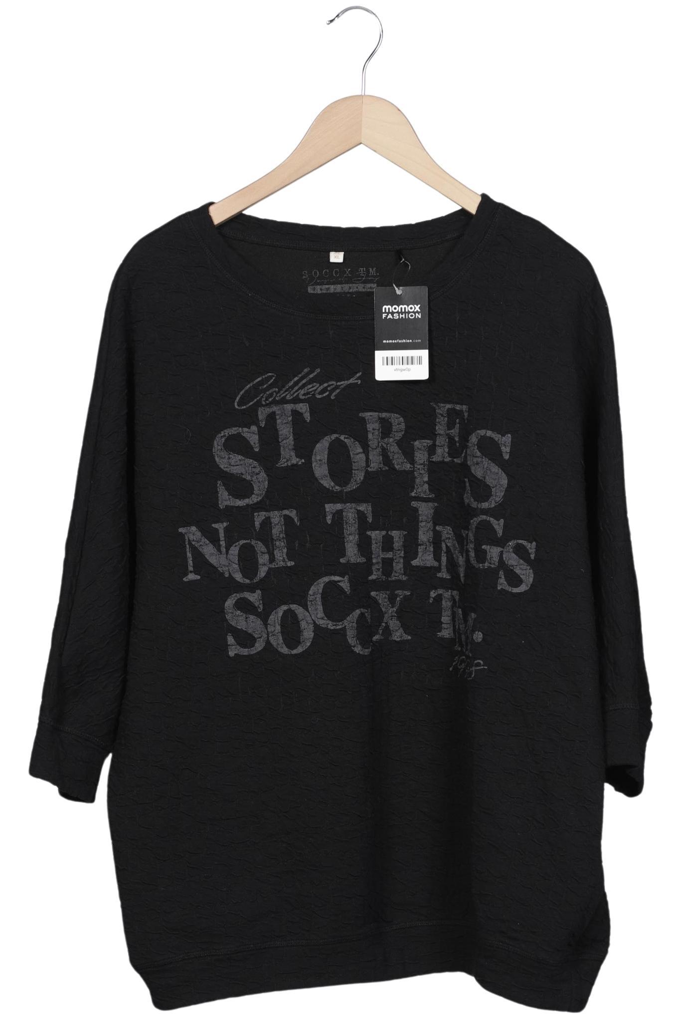

Soccx Damen Sweatshirt, schwarz, Gr. 42