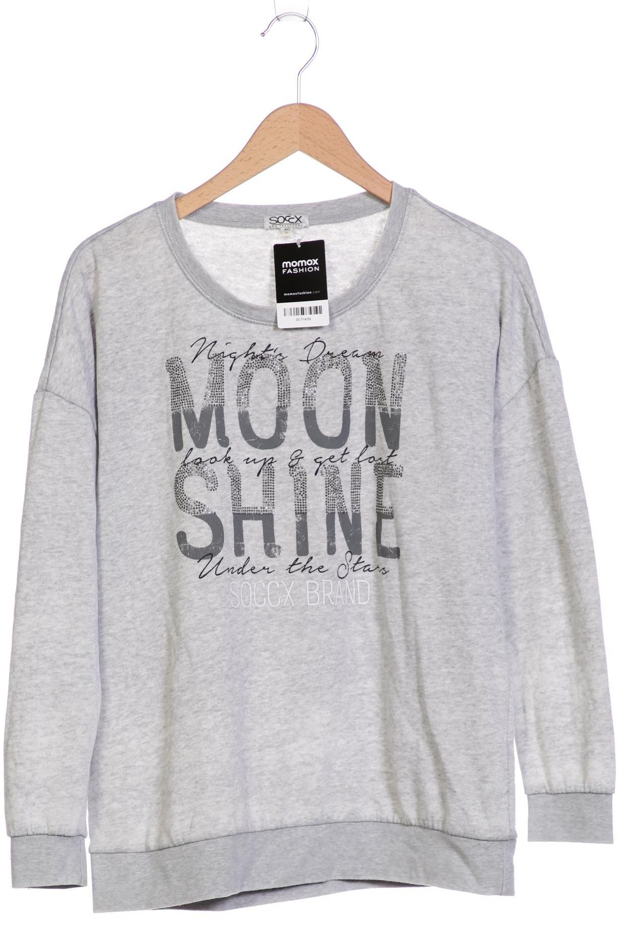 

SOCCX Damen Sweatshirt, grau