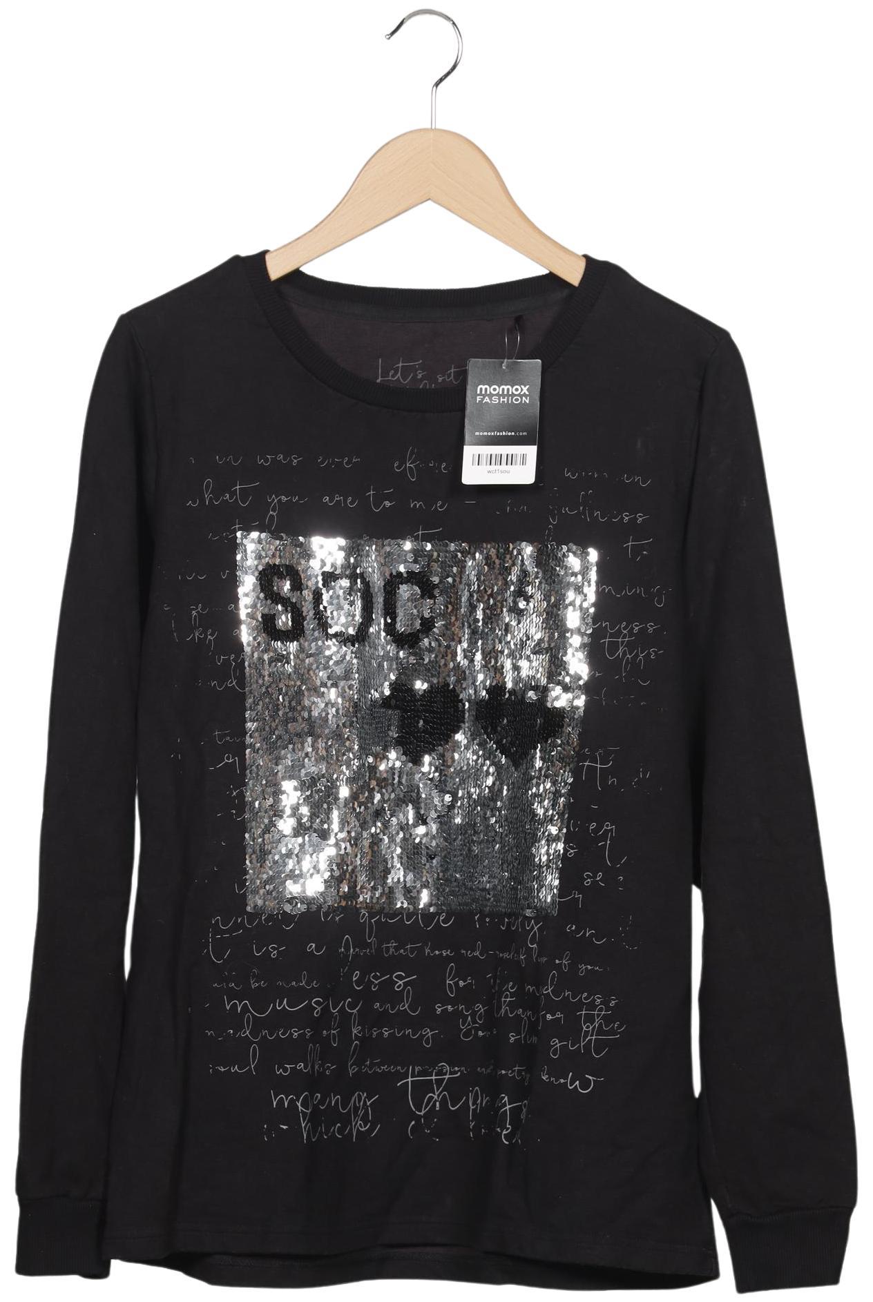 

Soccx Damen Sweatshirt, schwarz, Gr. 40
