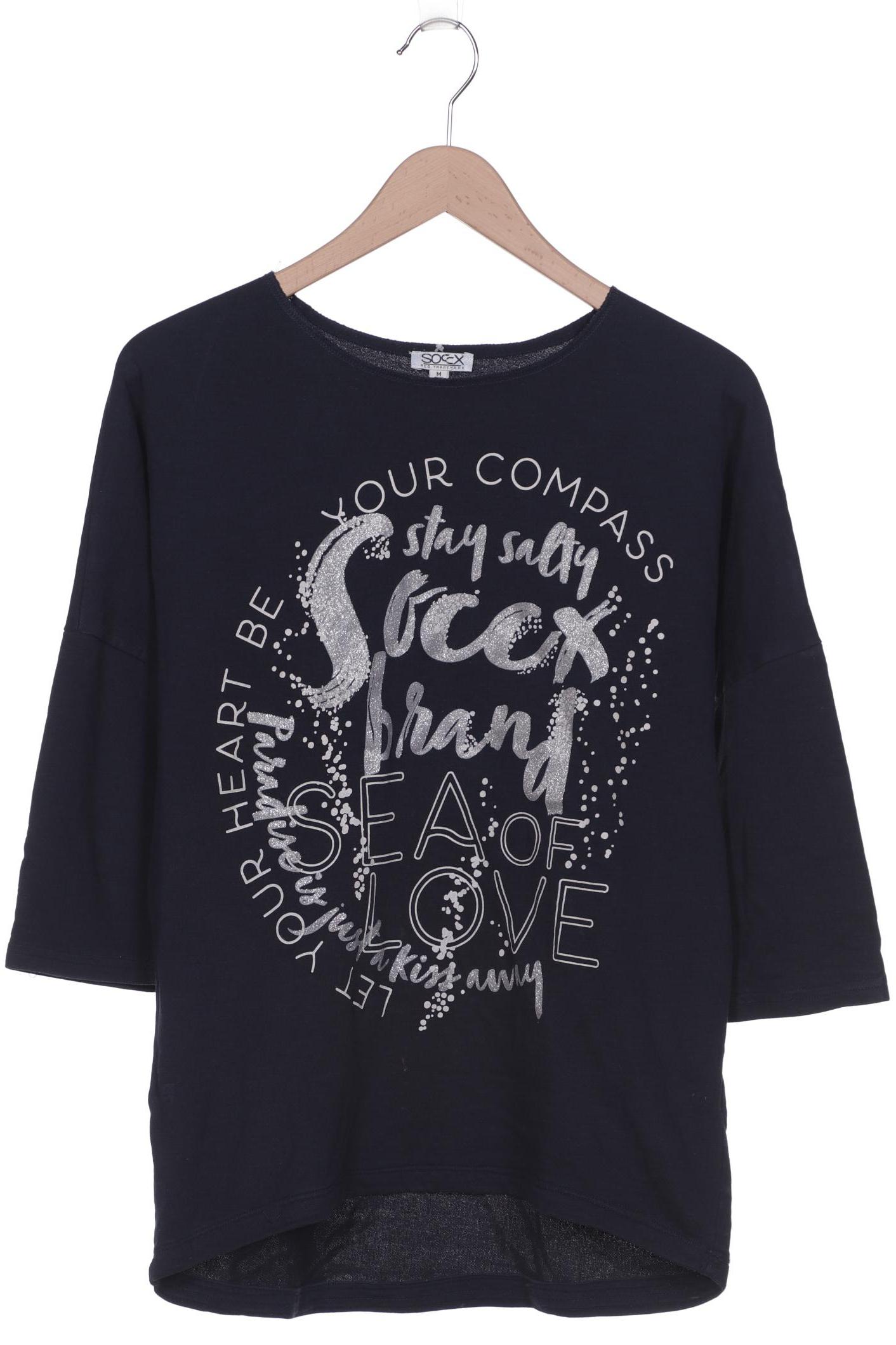 

SOCCX Damen Sweatshirt, marineblau