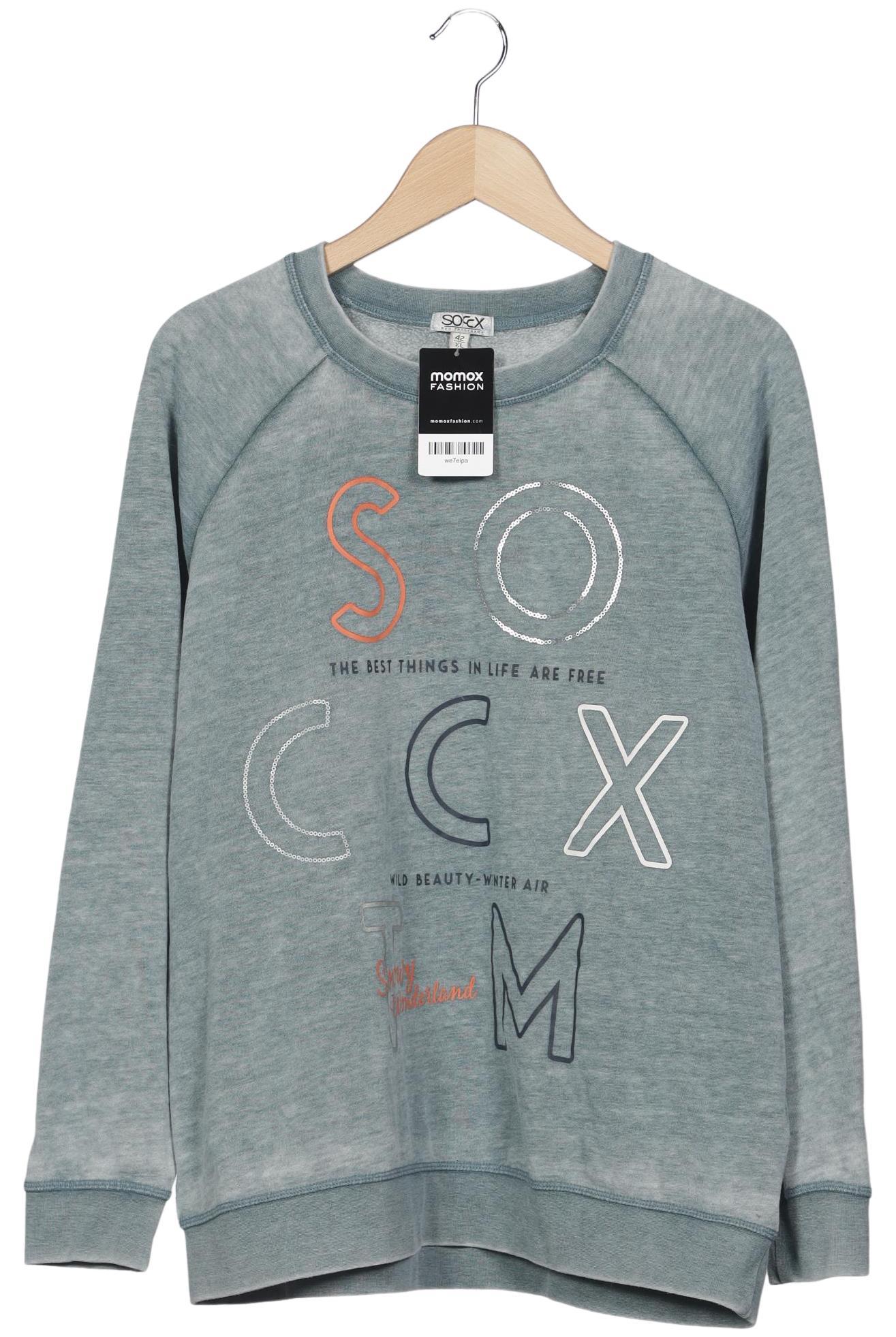 

Soccx Damen Sweatshirt, hellblau, Gr. 42