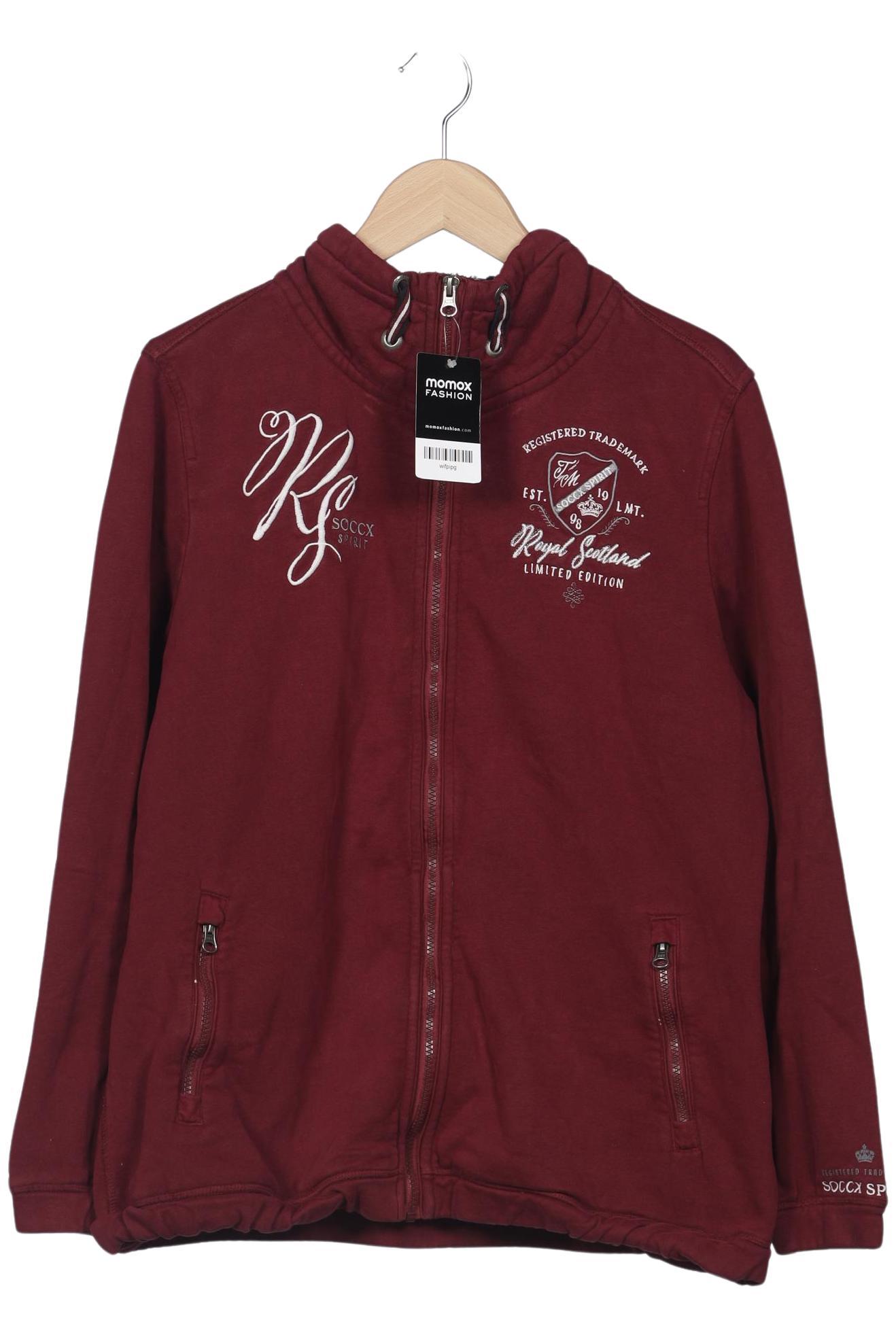 

Soccx Damen Sweatshirt, bordeaux, Gr. 44