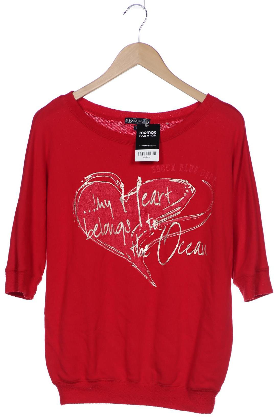 

Soccx Damen Sweatshirt, rot, Gr. 34