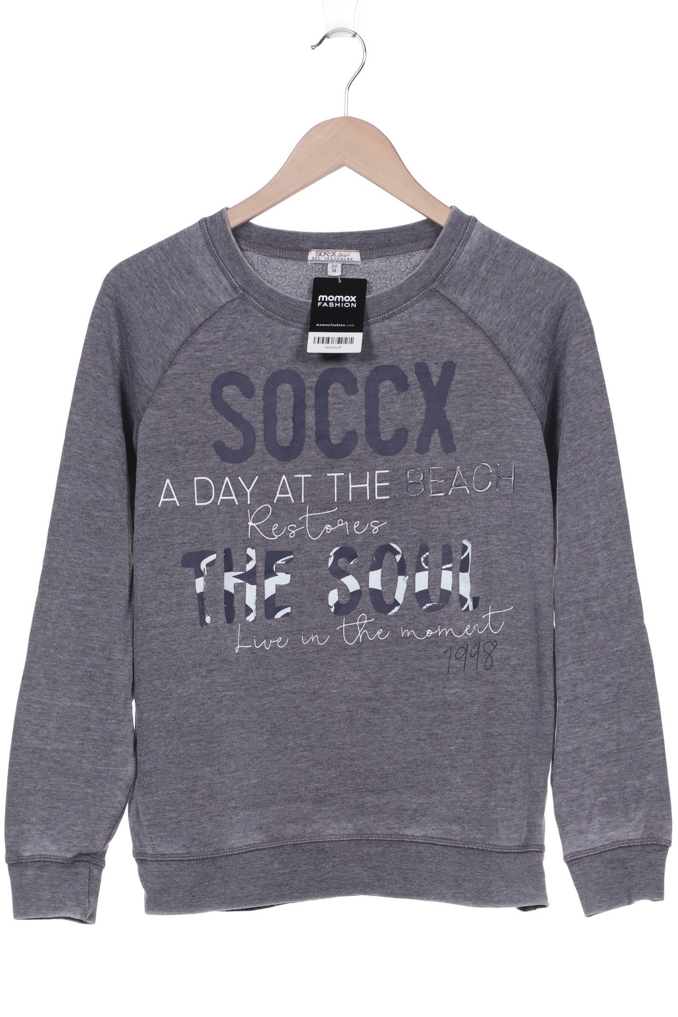 

SOCCX Damen Sweatshirt, grau