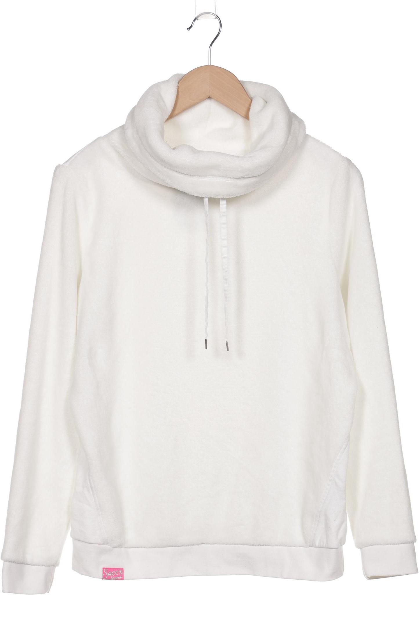 

Soccx Damen Sweatshirt, weiß, Gr. 38