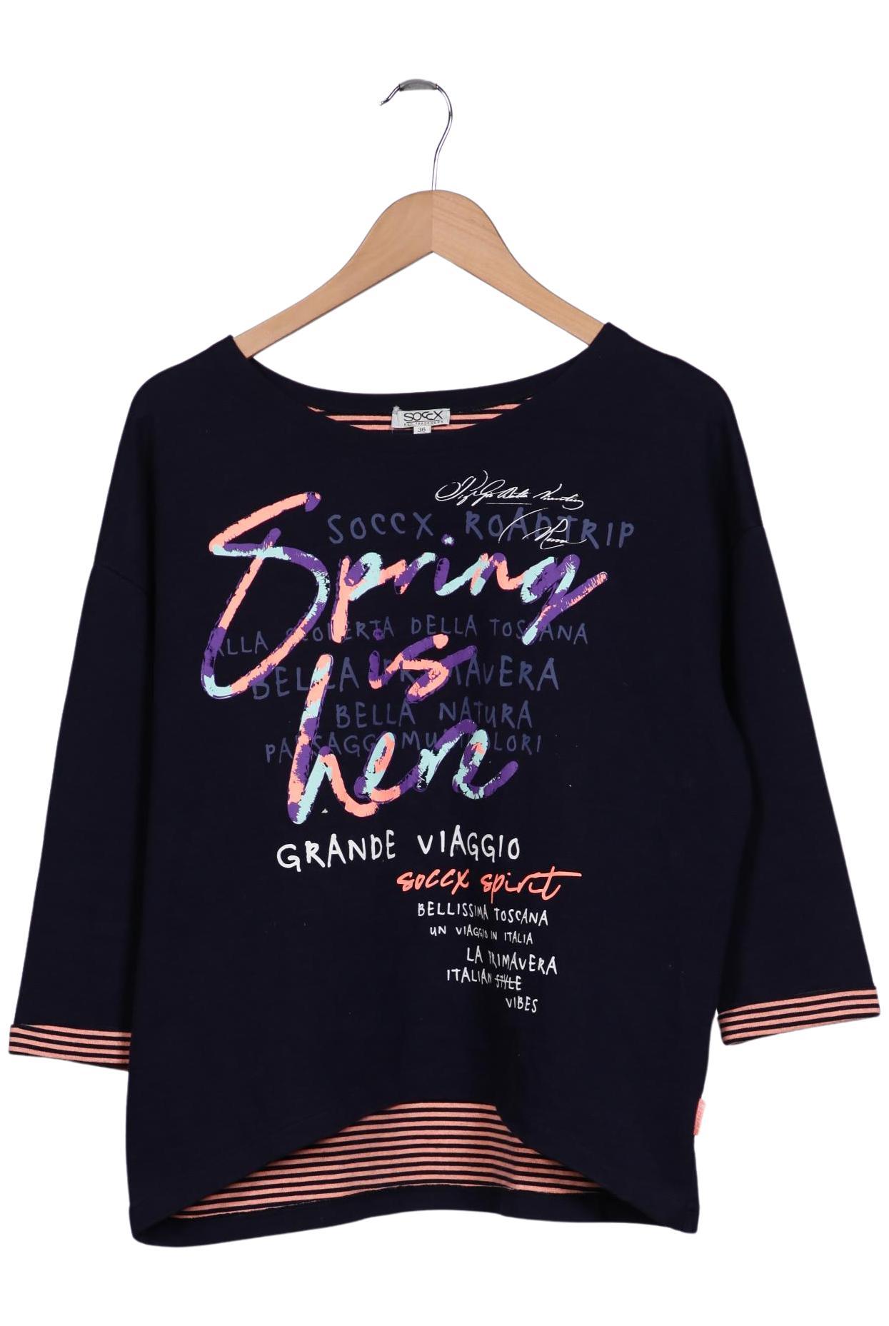 

Soccx Damen Sweatshirt, marineblau, Gr. 36