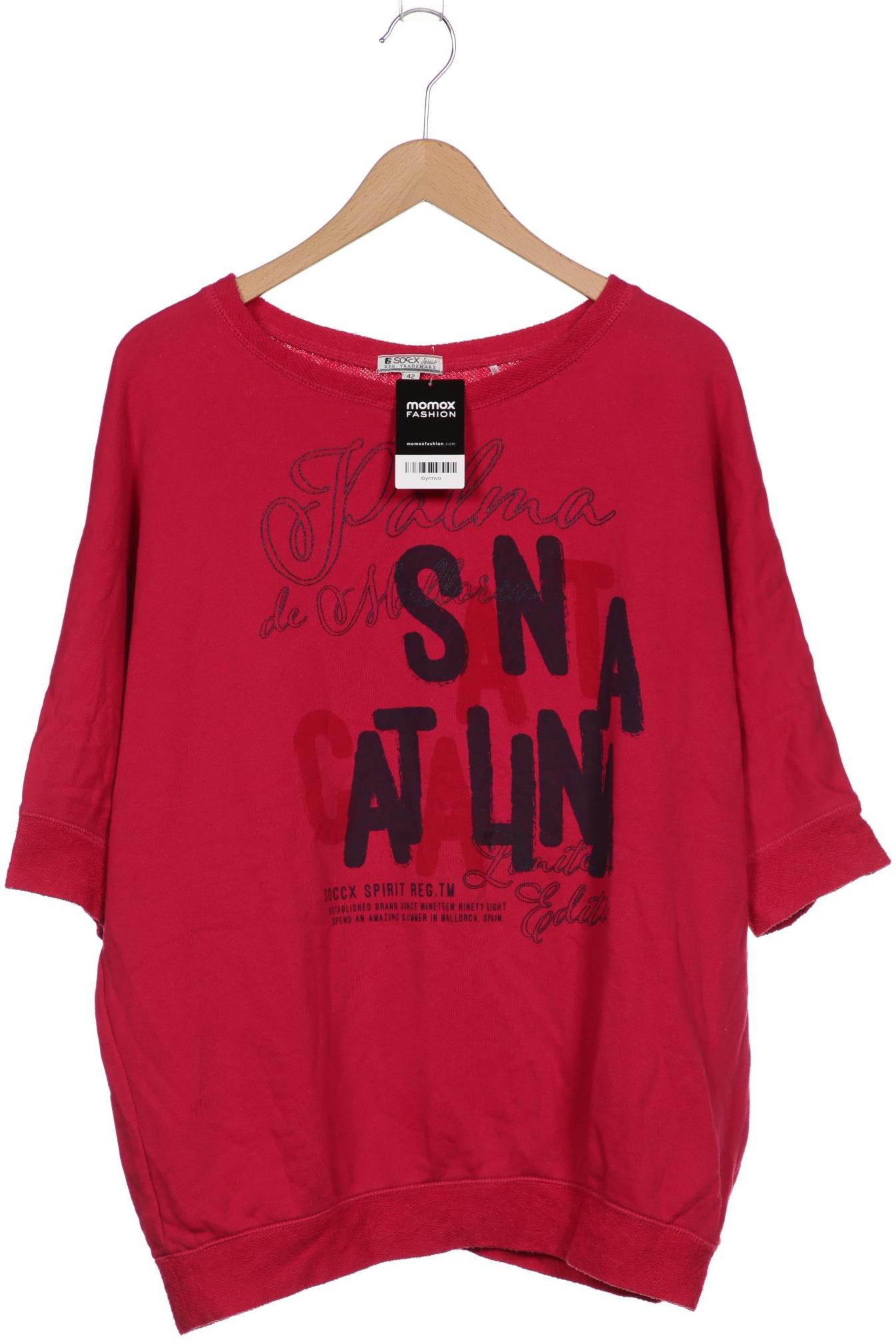 

Soccx Damen Sweatshirt, pink, Gr. 42