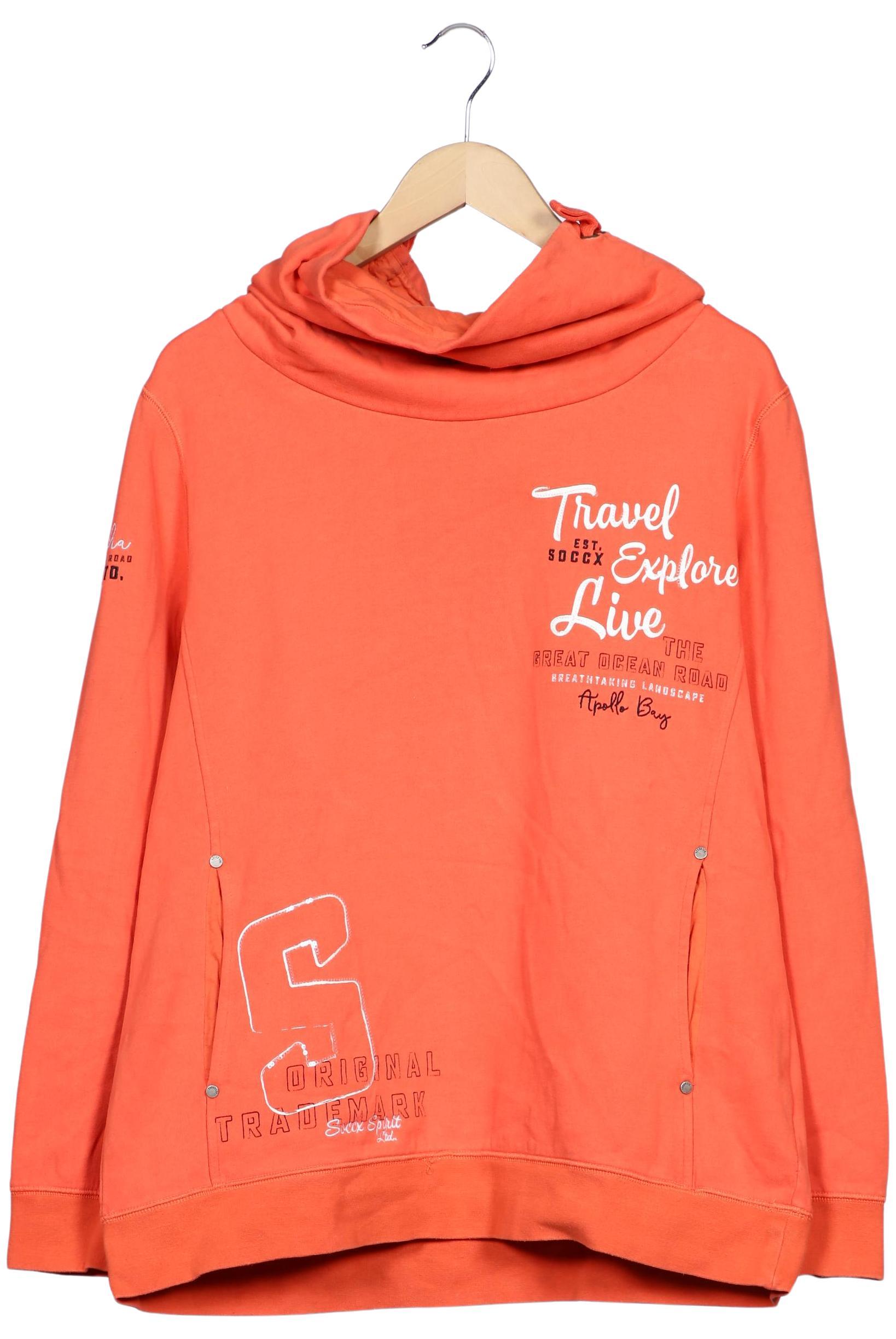 

Soccx Damen Sweatshirt, orange, Gr. 42