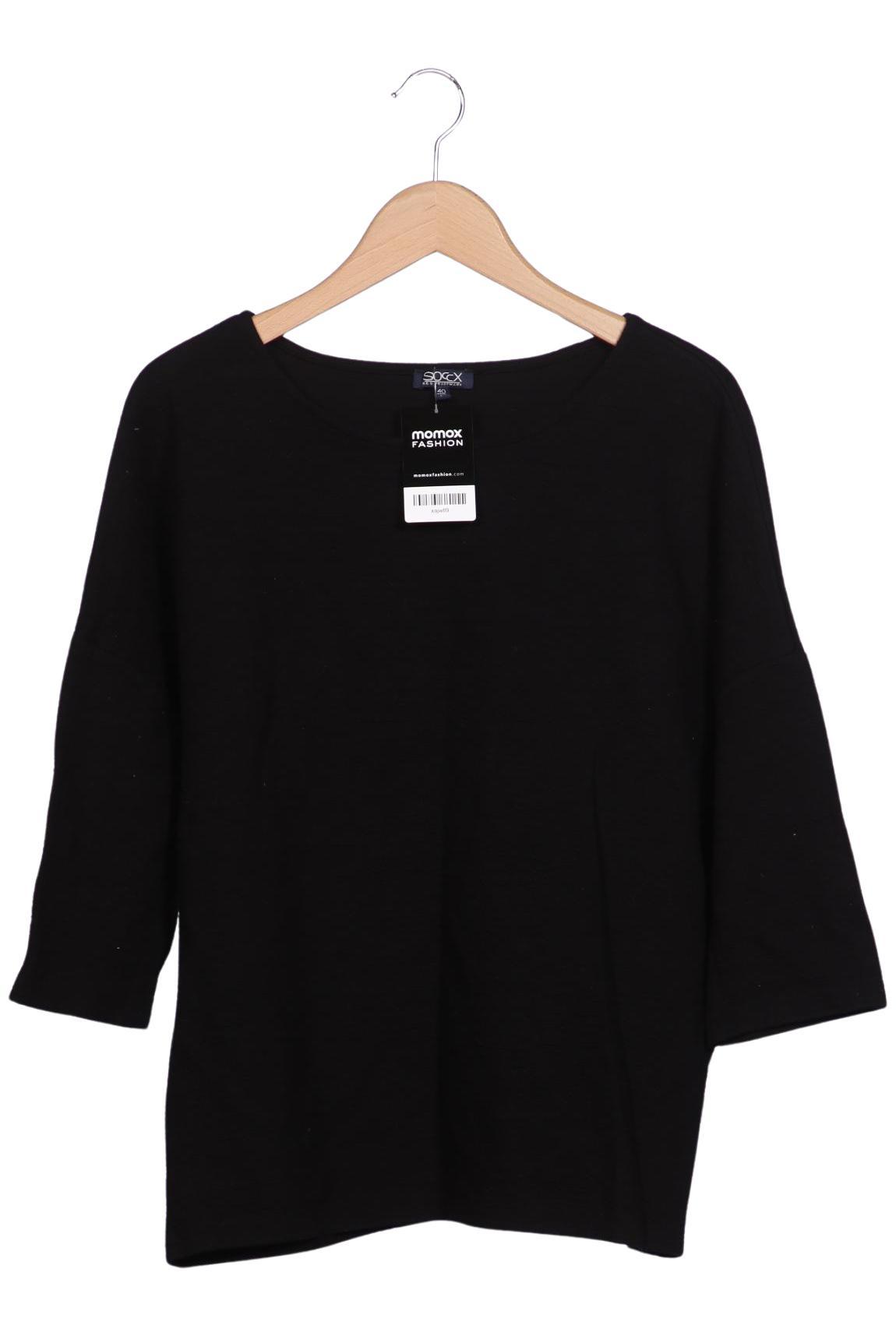 

Soccx Damen Sweatshirt, schwarz, Gr. 40