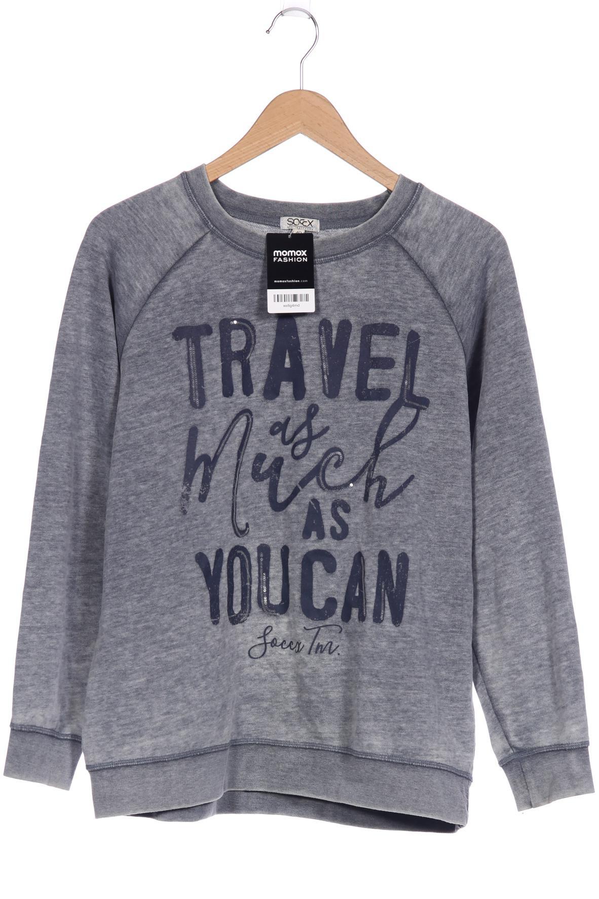 

SOCCX Damen Sweatshirt, marineblau