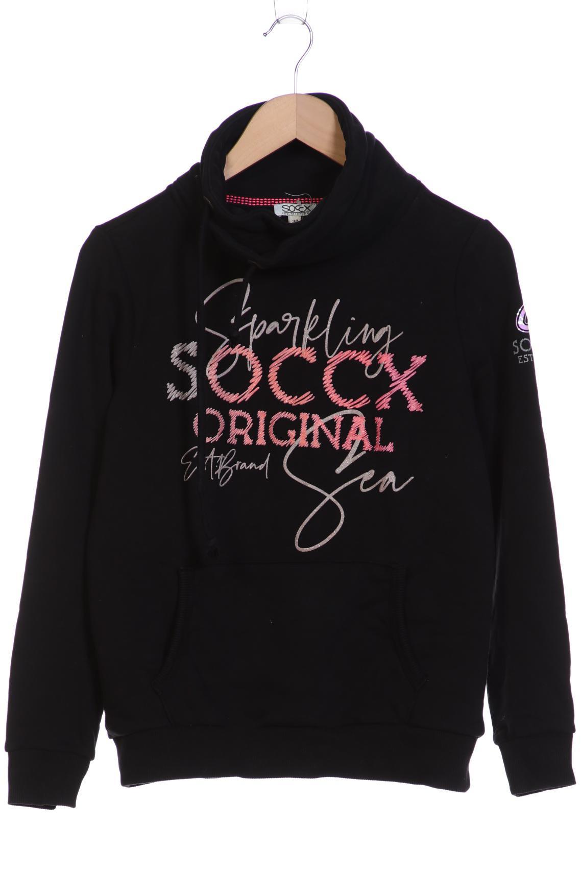 

Soccx Damen Sweatshirt, schwarz, Gr. 38