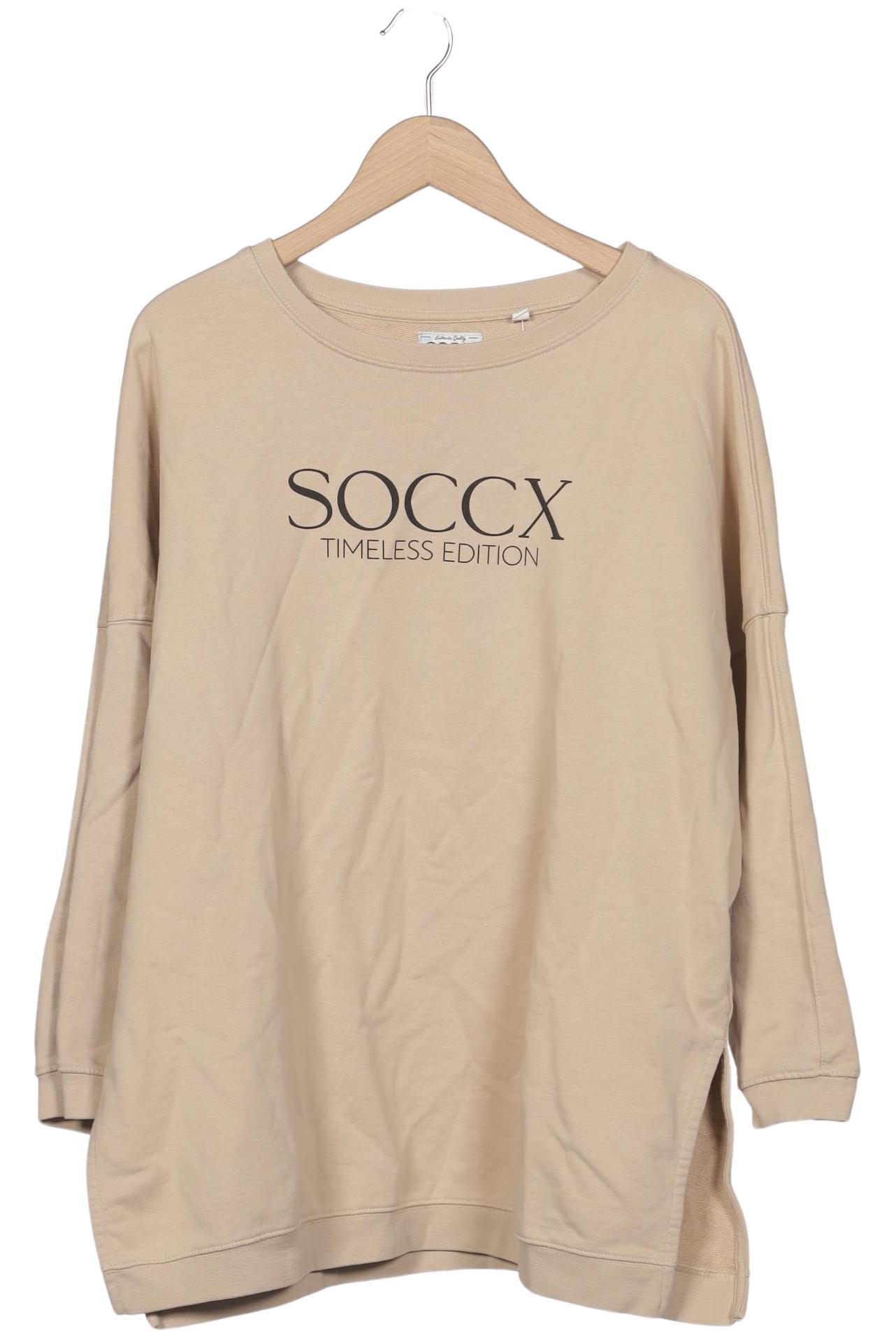 

Soccx Damen Sweatshirt, beige, Gr. 38