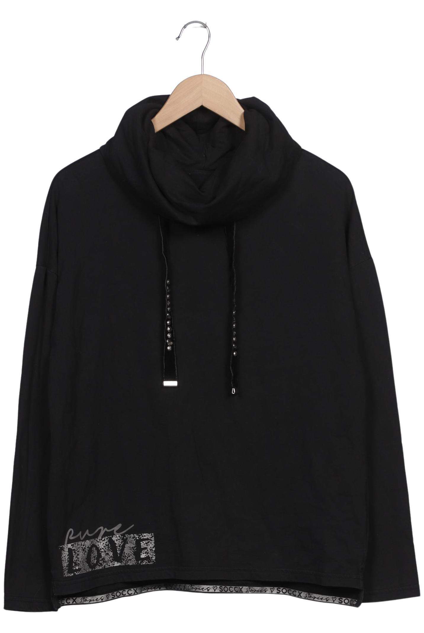 

Soccx Damen Sweatshirt, schwarz, Gr. 36