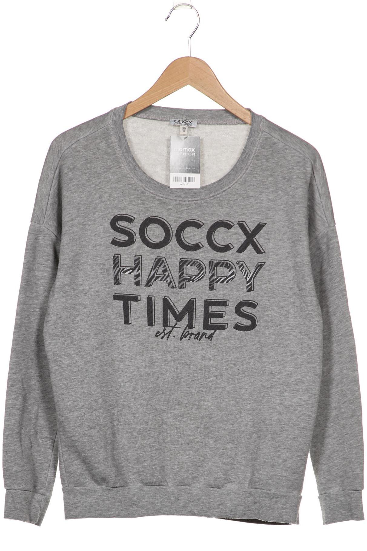 

SOCCX Damen Sweatshirt, grau