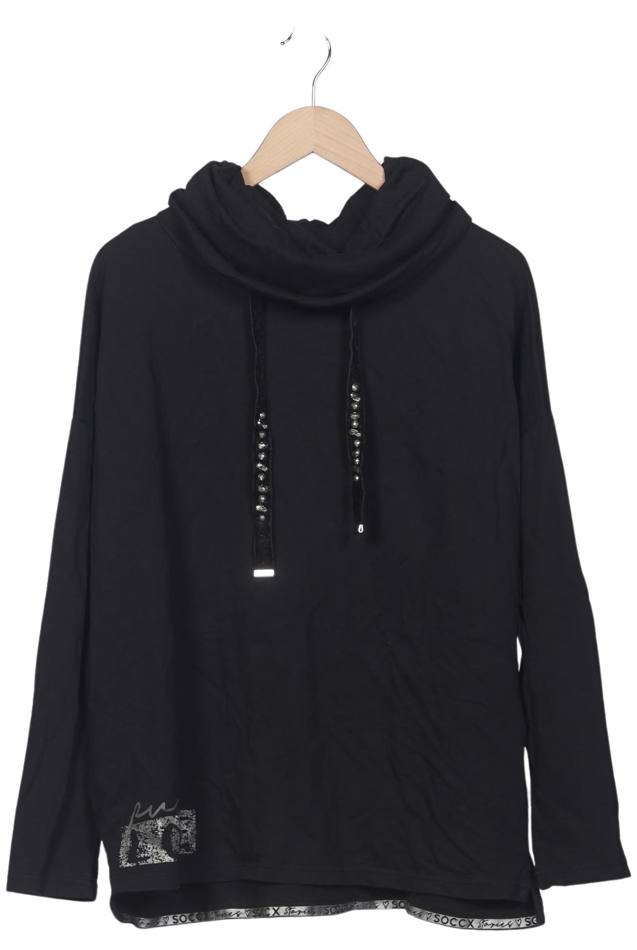 

Soccx Damen Sweatshirt, schwarz, Gr. 42