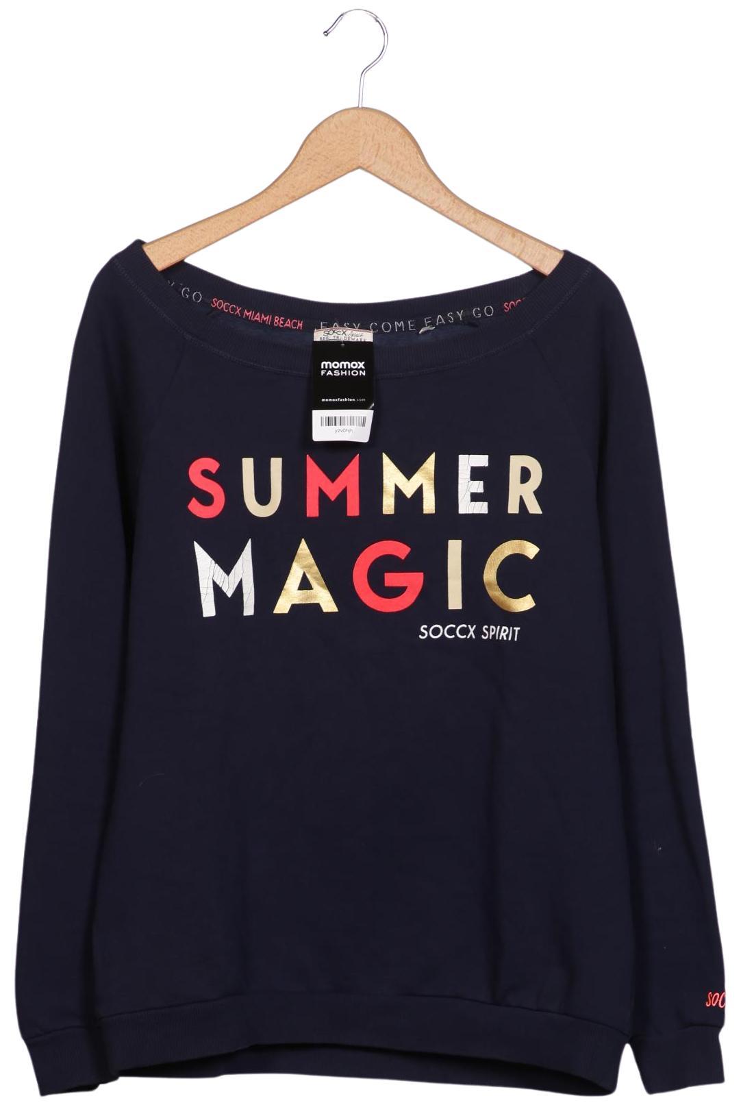 

Soccx Damen Sweatshirt, marineblau, Gr. 40