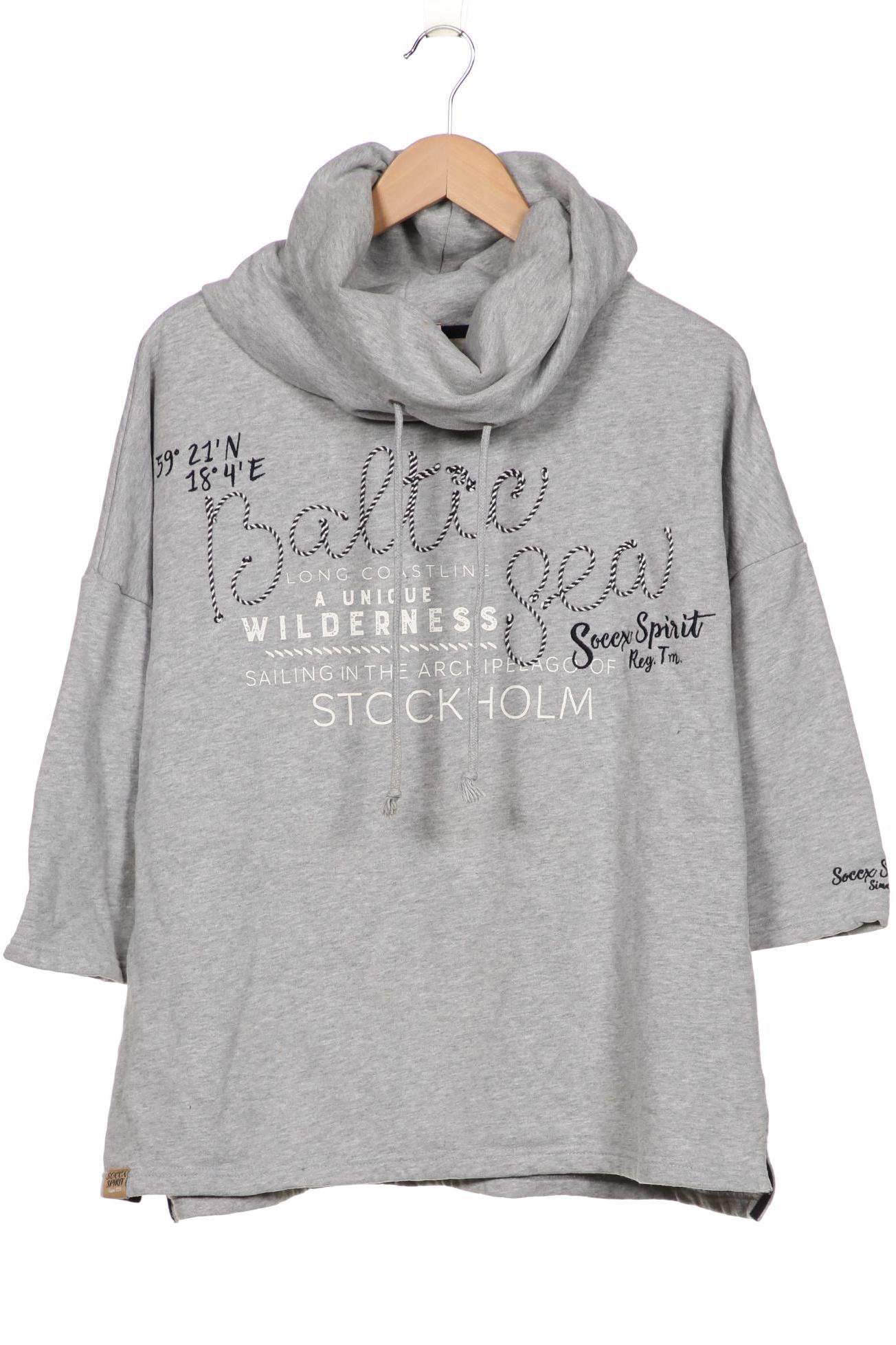 

SOCCX Damen Sweatshirt, grau