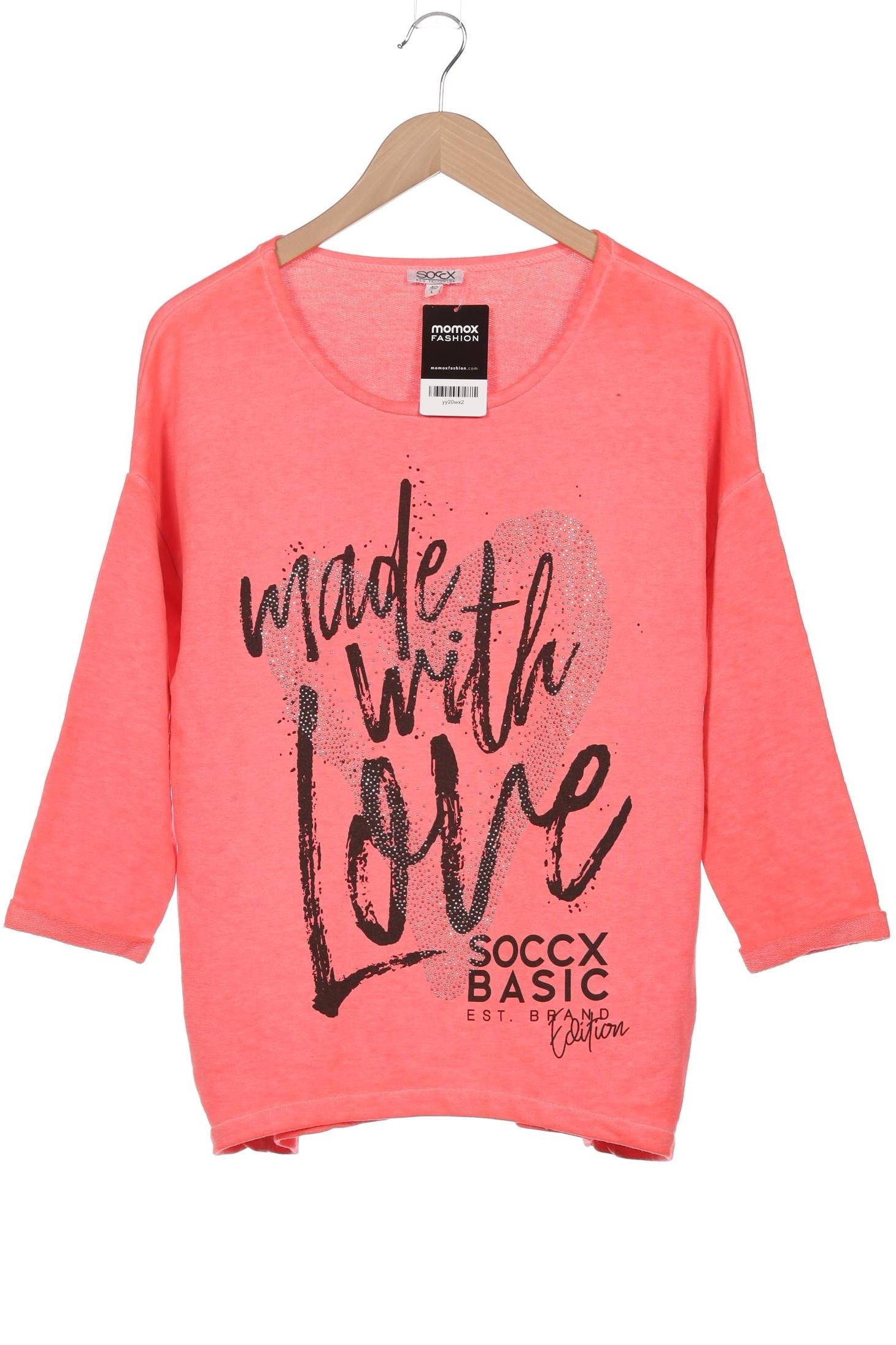 

Soccx Damen Sweatshirt, pink, Gr. 40
