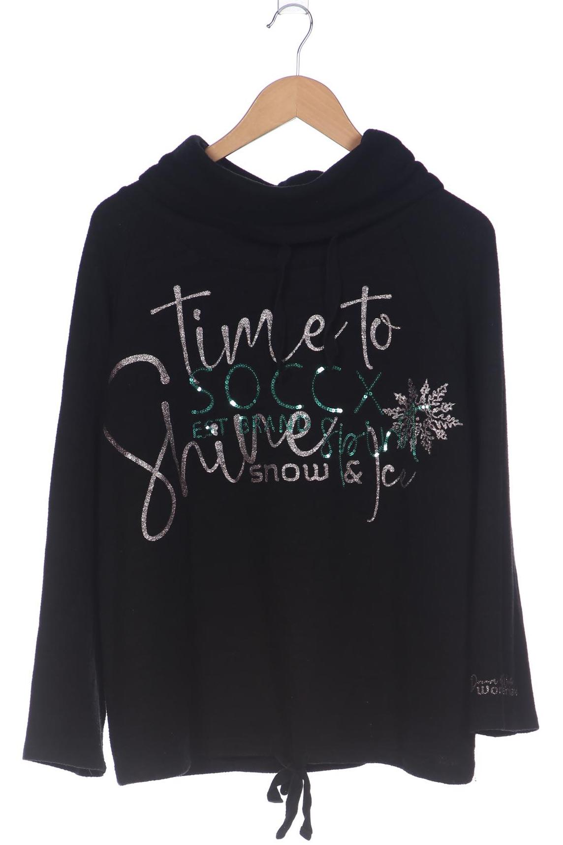 

Soccx Damen Sweatshirt, schwarz, Gr. 42