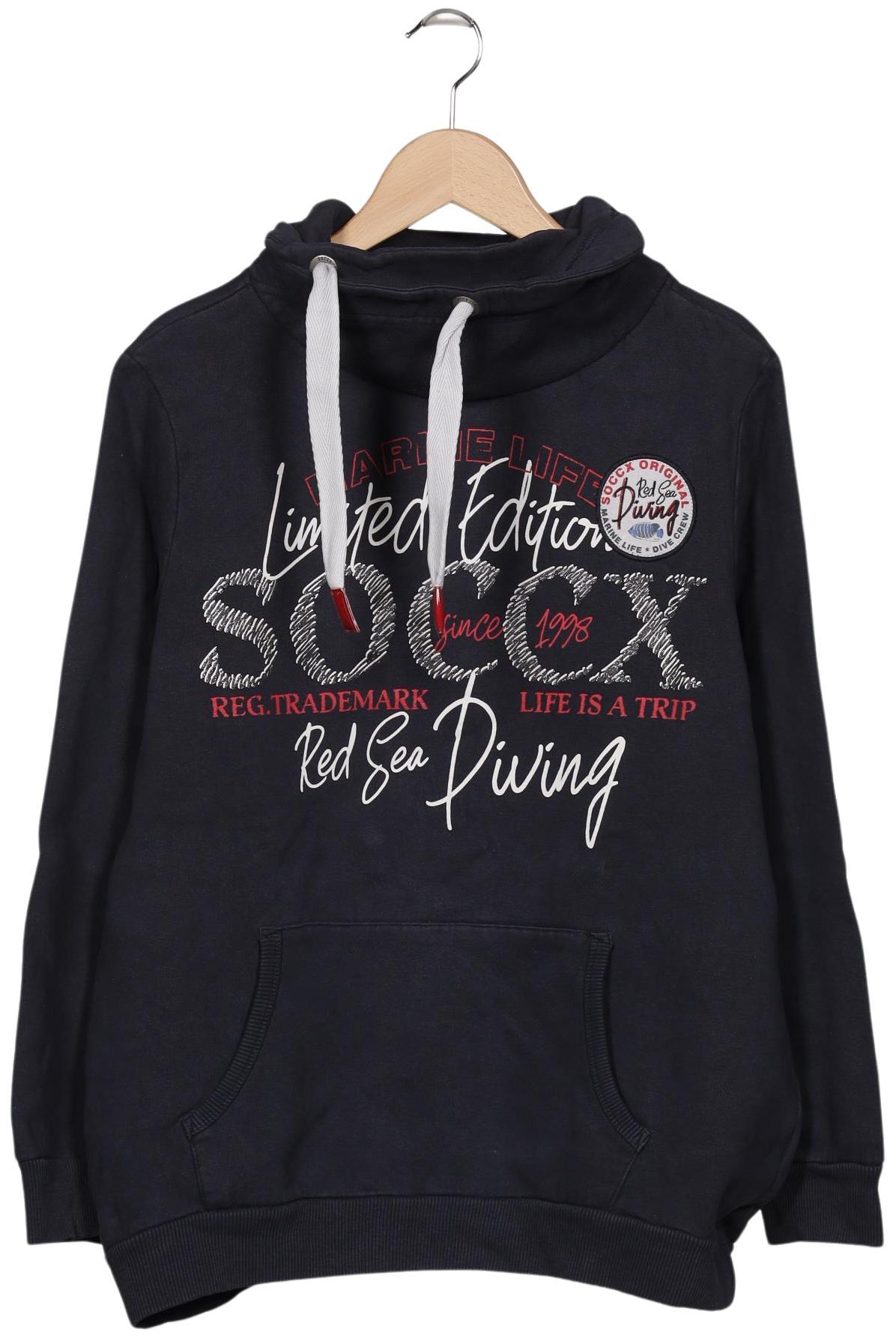

Soccx Damen Sweatshirt, marineblau, Gr. 42