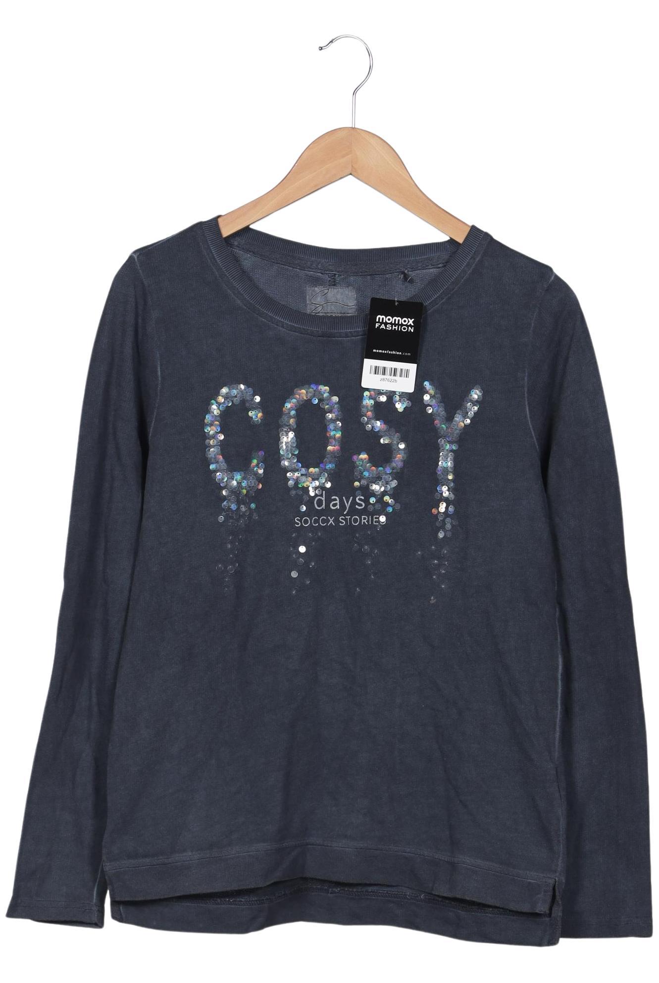 

Soccx Damen Sweatshirt, marineblau, Gr. 36