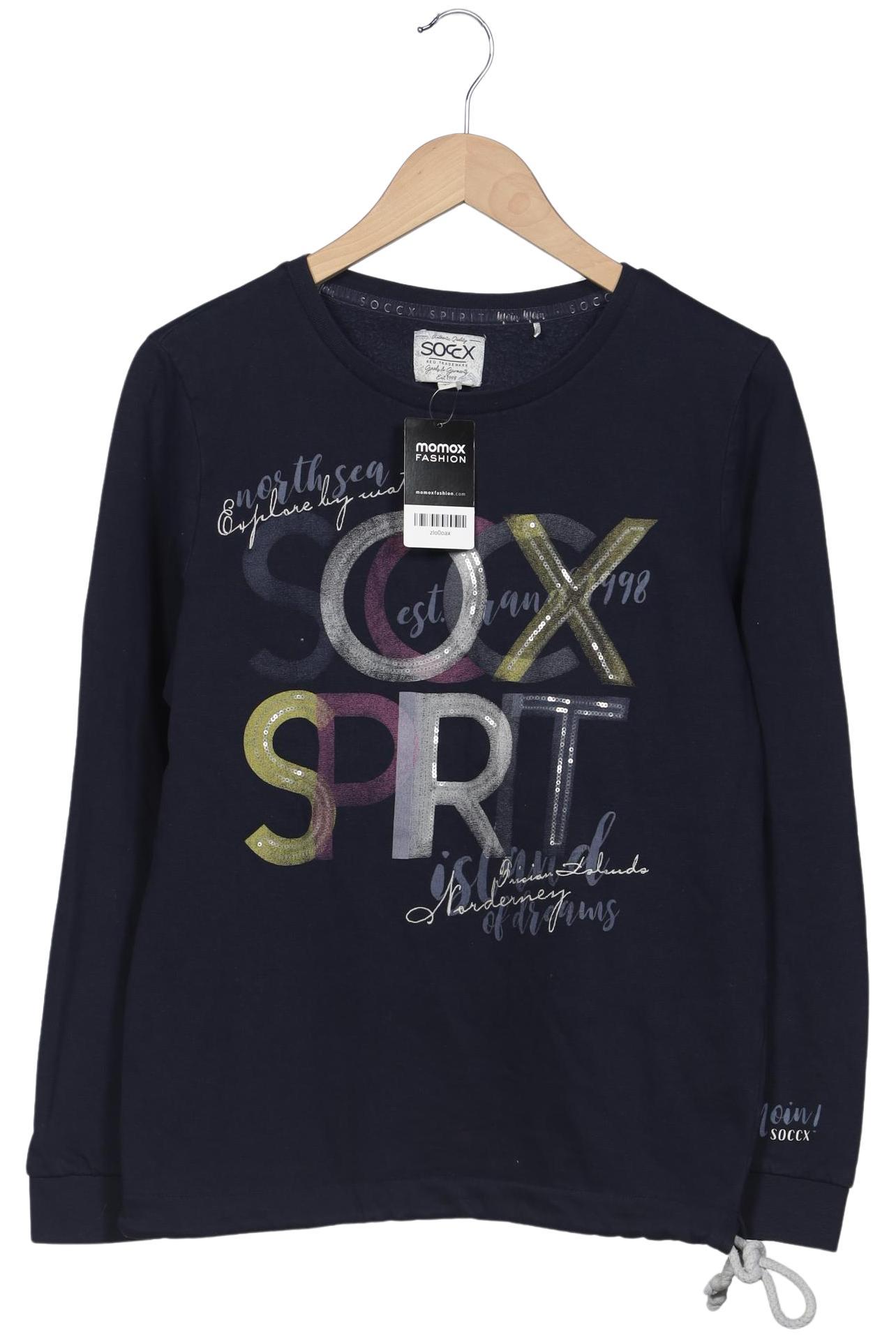 

Soccx Damen Sweatshirt, marineblau, Gr. 38