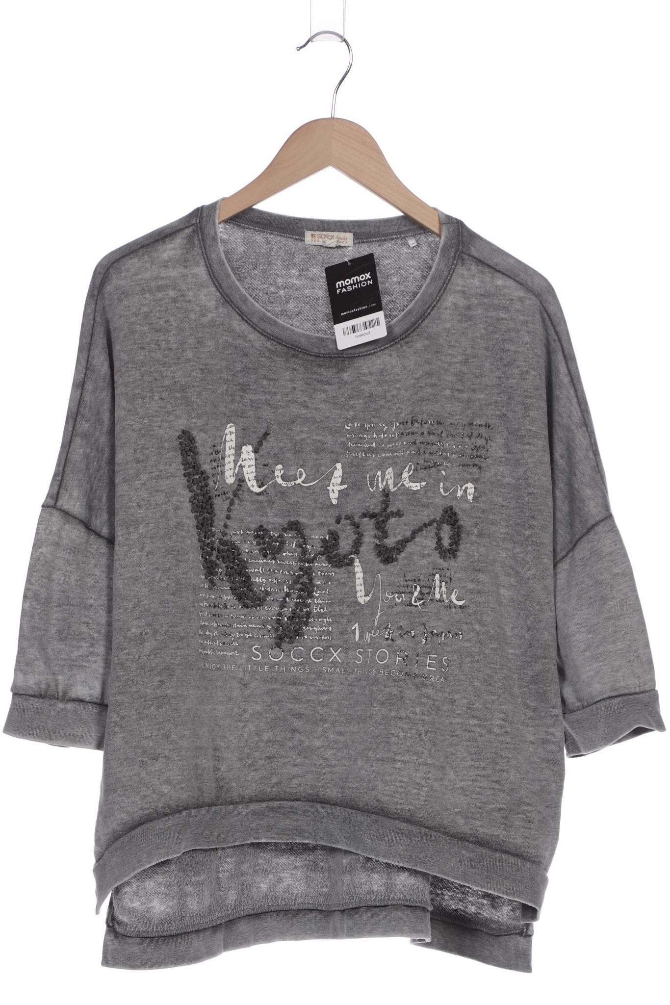 

Soccx Damen Sweatshirt, grau, Gr. 40