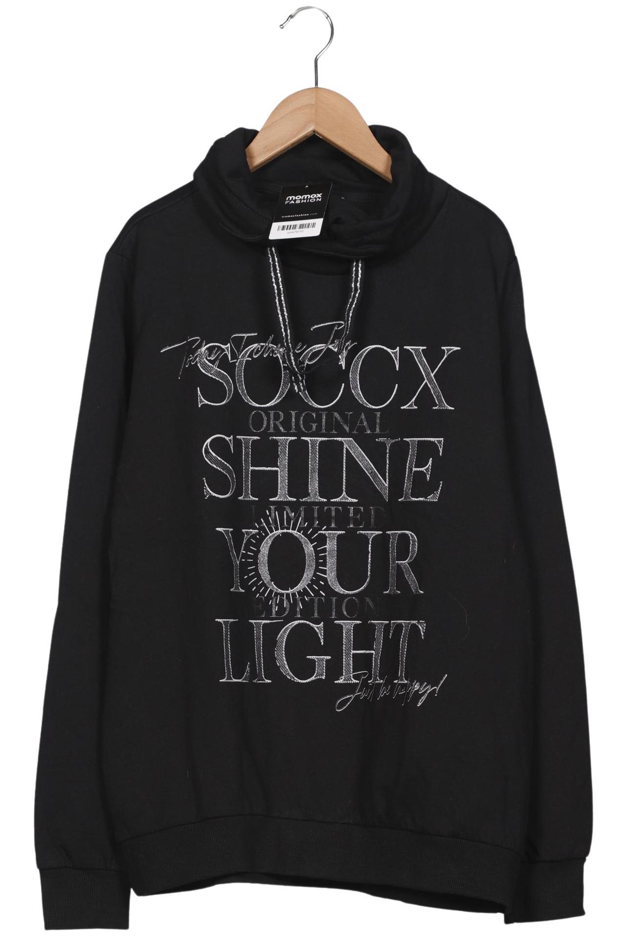 

Soccx Damen Sweatshirt, schwarz, Gr. 44