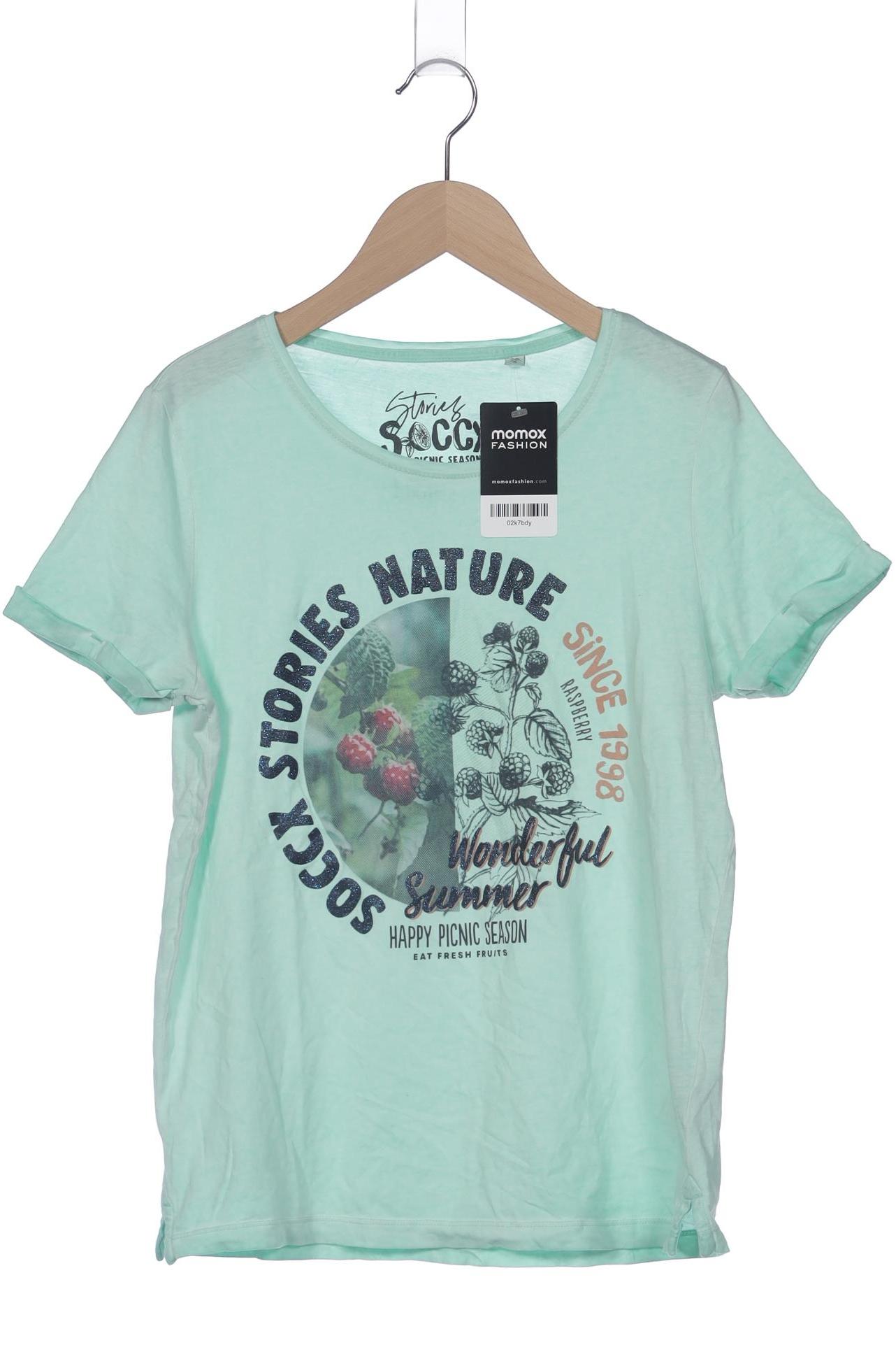 

Soccx Damen T-Shirt, hellgrün, Gr. 36