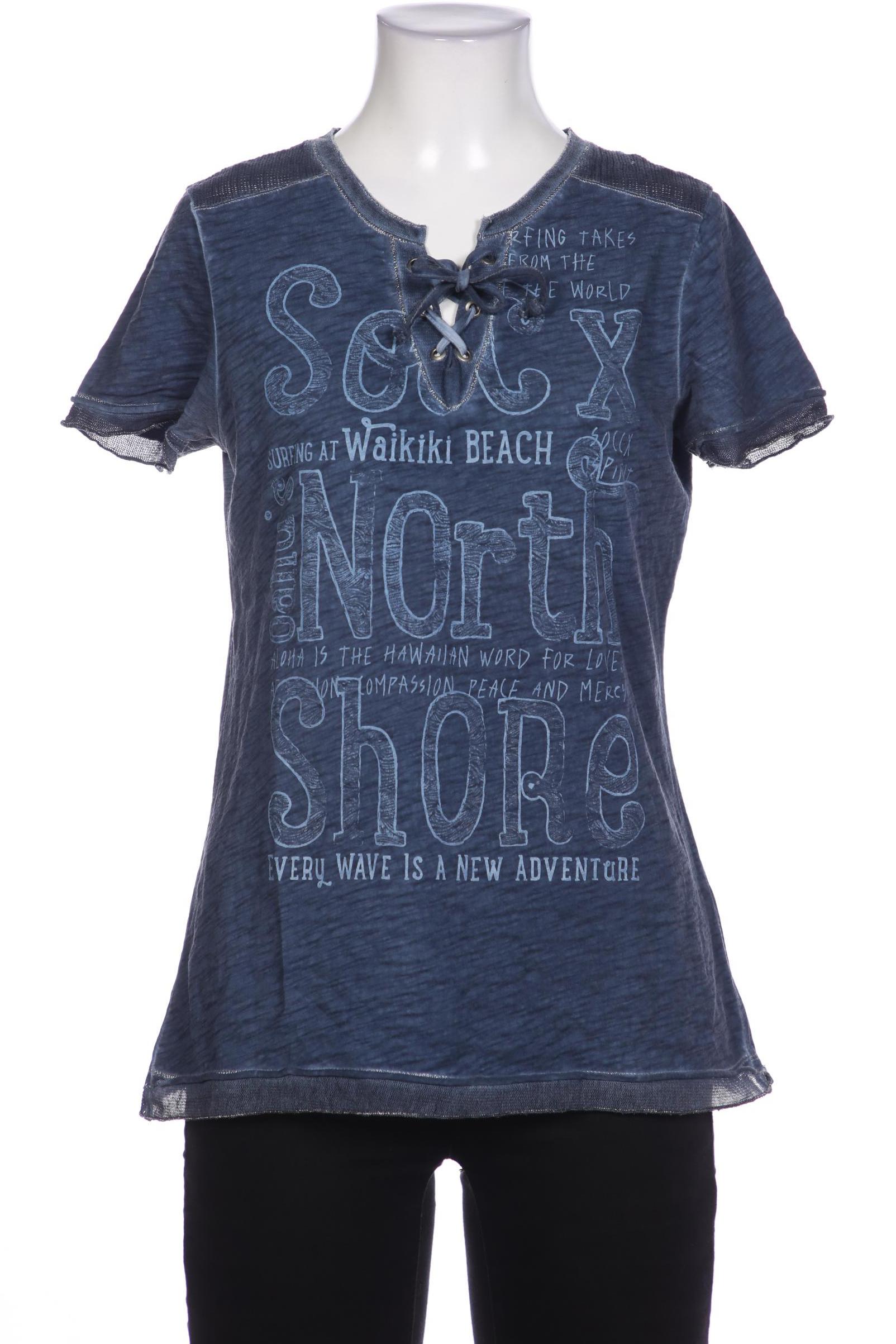 

Soccx Damen T-Shirt, marineblau, Gr. 38