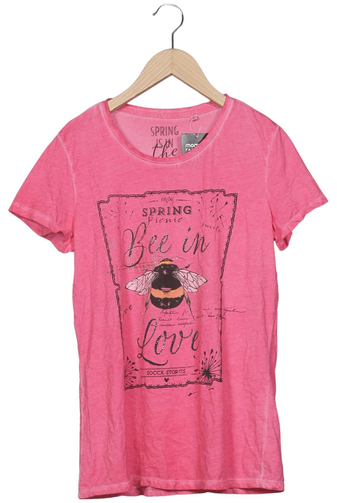 

Soccx Damen T-Shirt, pink, Gr. 38