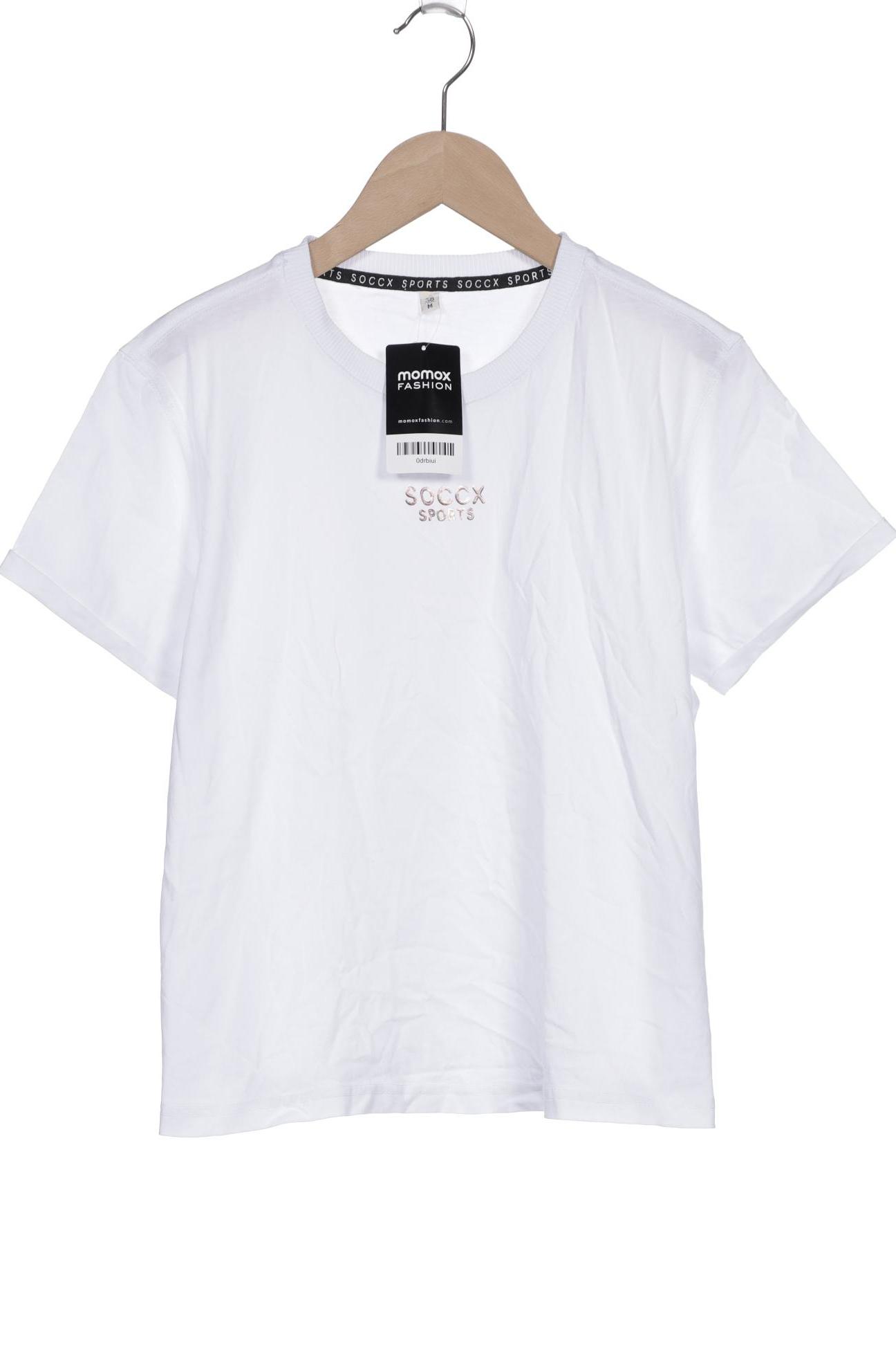

SOCCX Damen T-Shirt, weiß