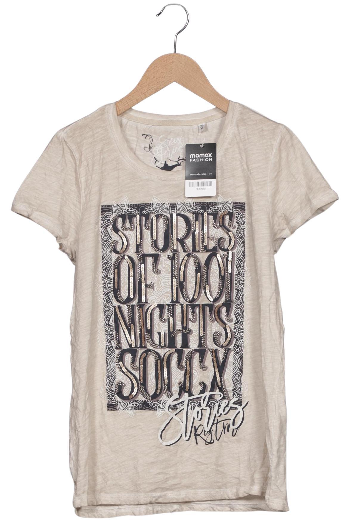 

Soccx Damen T-Shirt, beige, Gr. 38