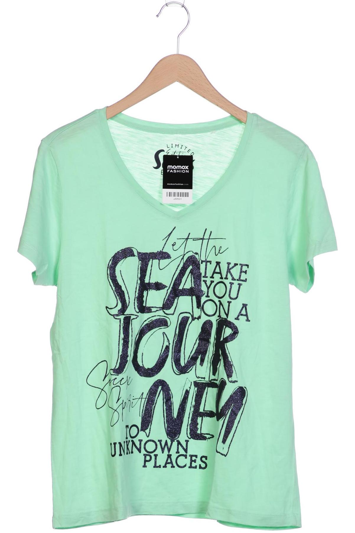 

Soccx Damen T-Shirt, hellgrün, Gr. 44