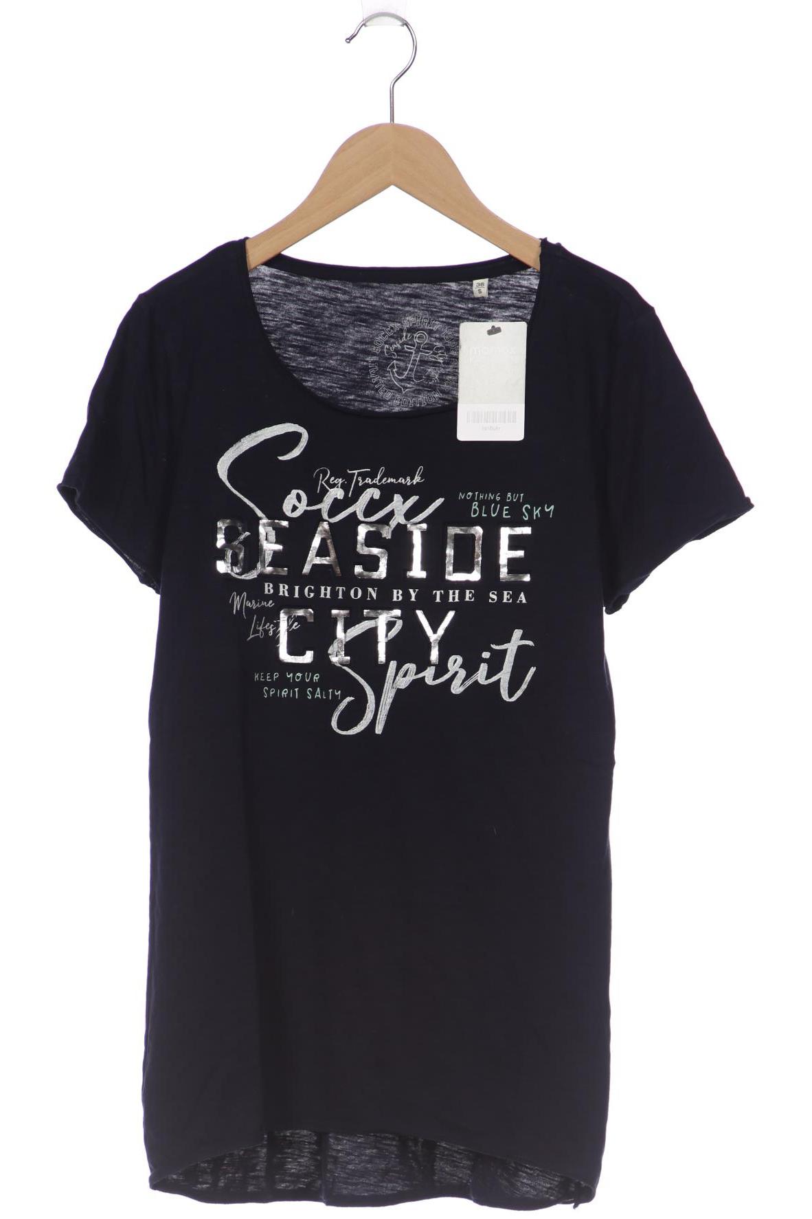 

Soccx Damen T-Shirt, marineblau, Gr. 36