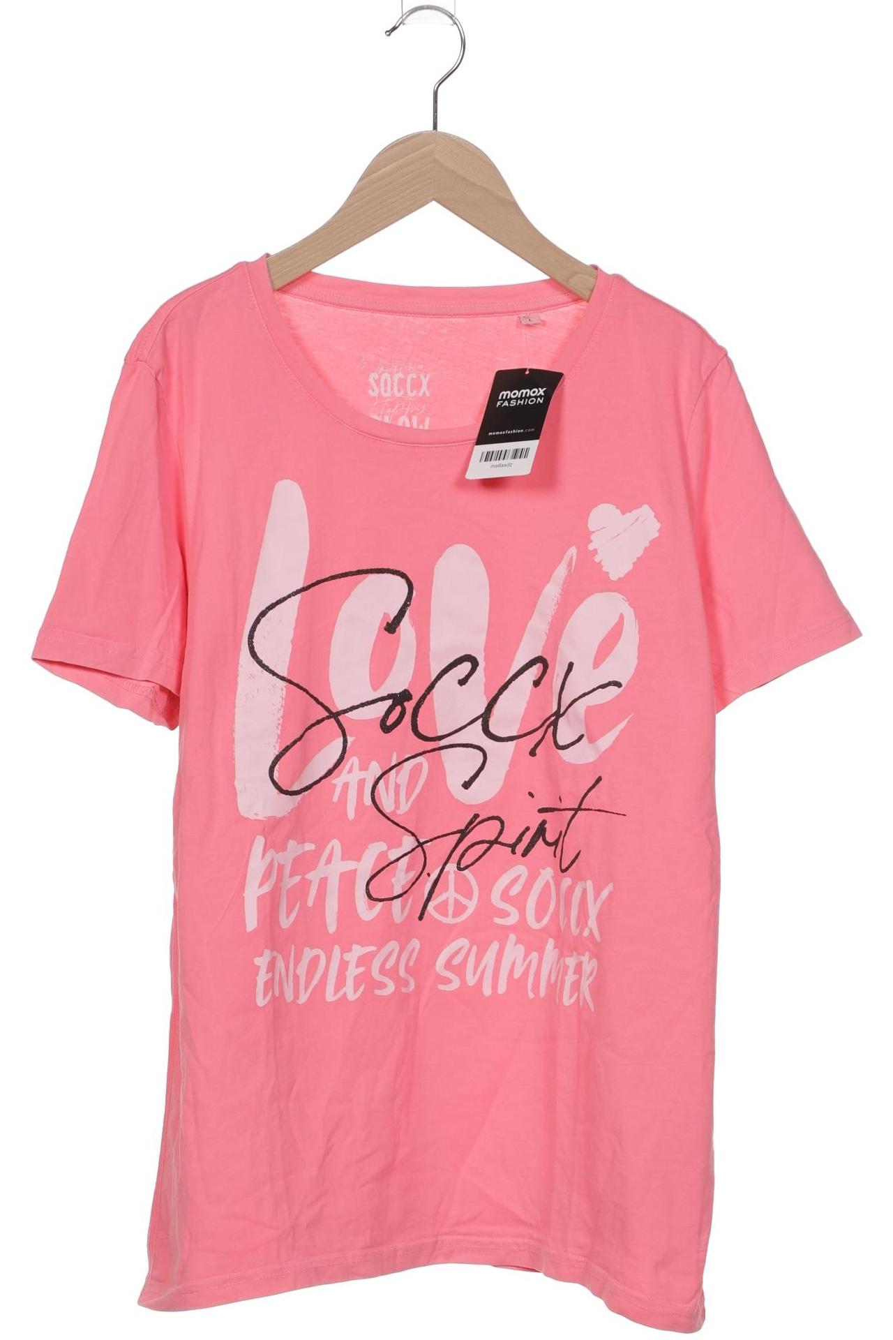 

Soccx Damen T-Shirt, pink, Gr. 42