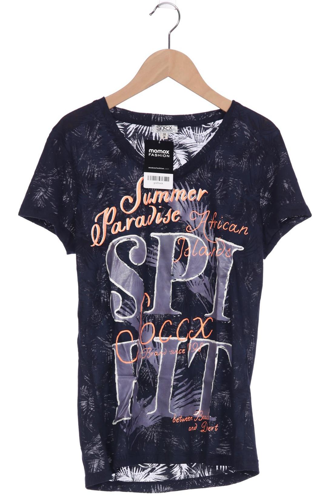 

Soccx Damen T-Shirt, marineblau, Gr. 38