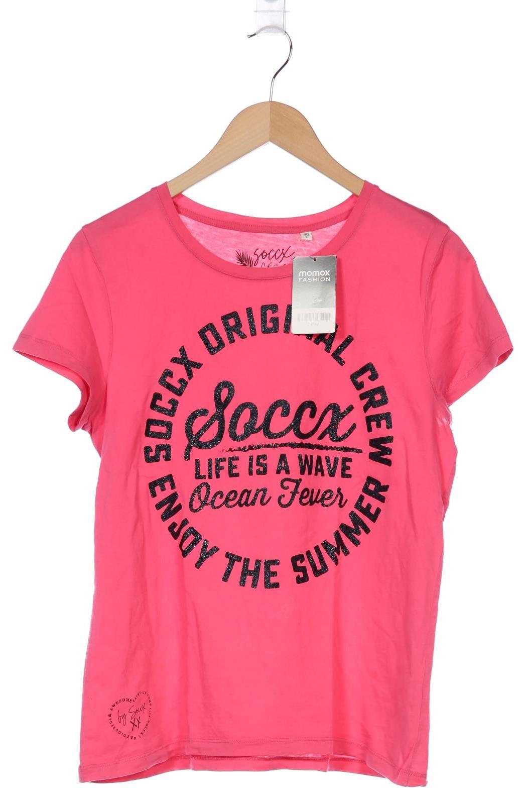 

Soccx Damen T-Shirt, pink, Gr. 40